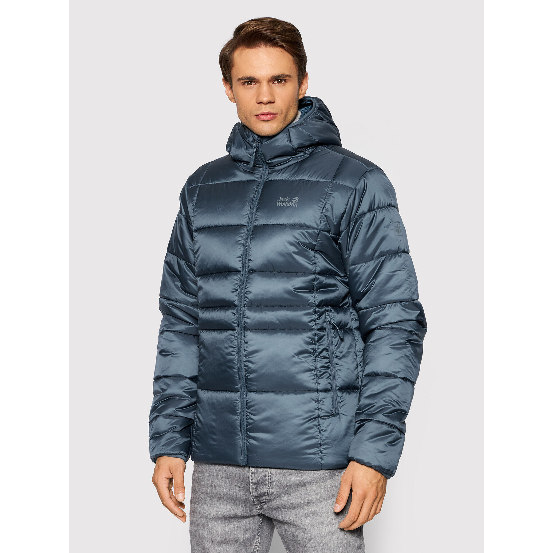 Jack Wolfskin Vatovaná bunda Argon 1205302 Tmavomodrá Regular Fit - Pepit.cz