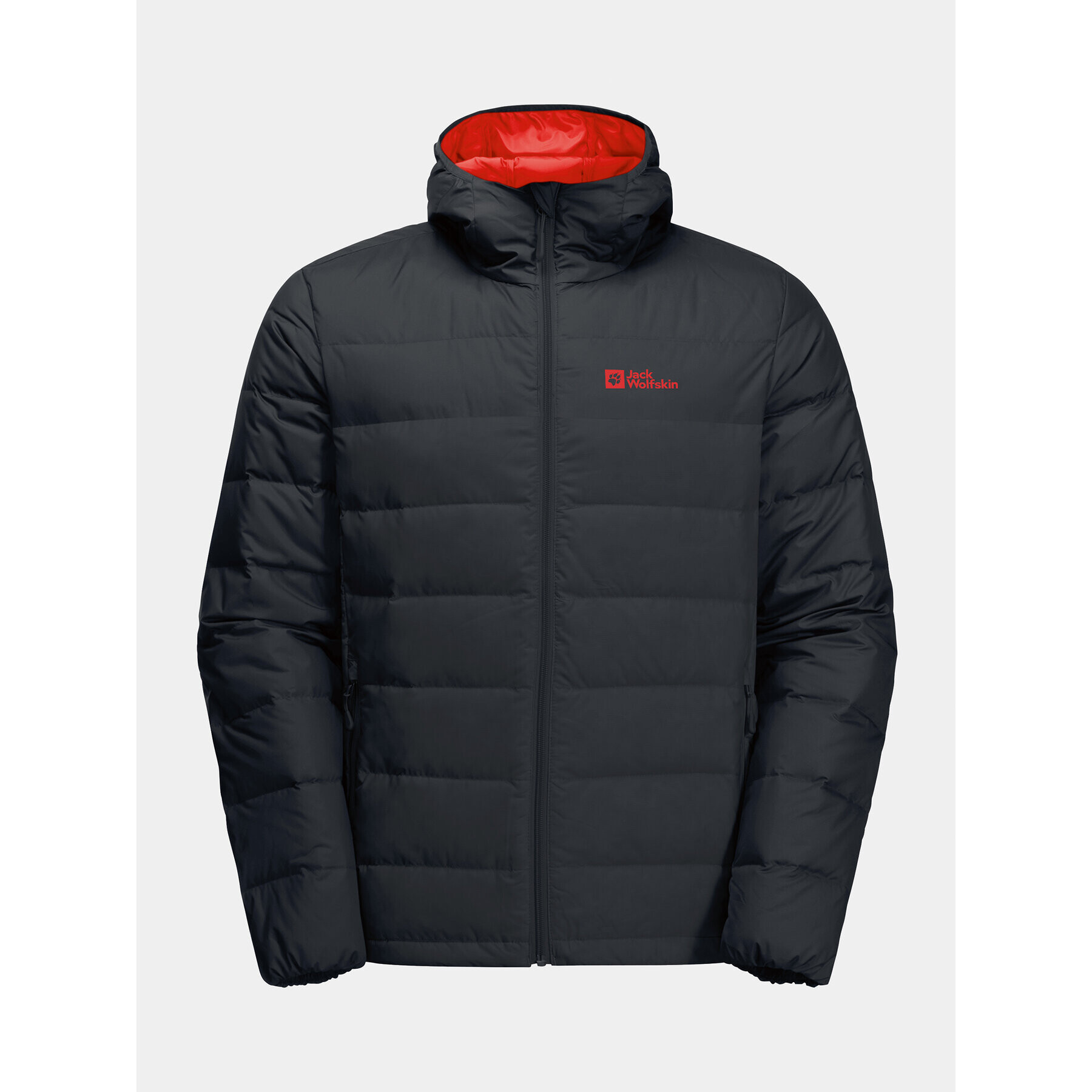 Jack Wolfskin Vatovaná bunda Ather Down Hoody 1207671 Černá Regular Fit - Pepit.cz