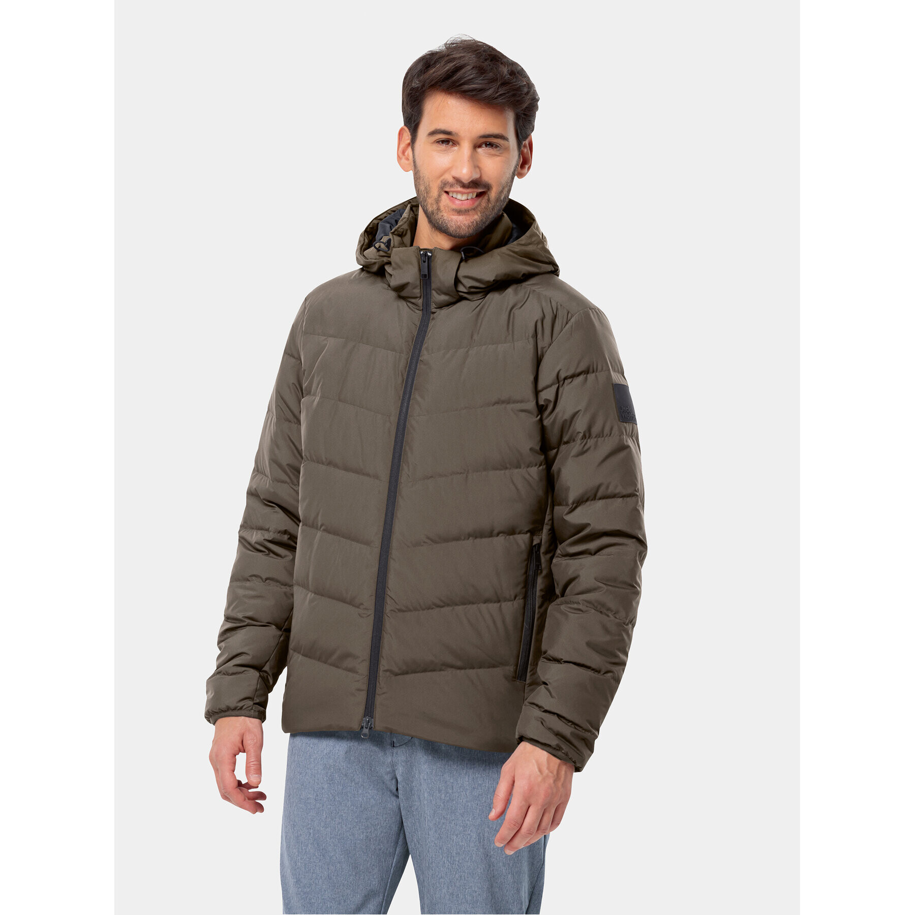 Jack Wolfskin Vatovaná bunda Colonius Jkt 1207431 Hnědá Regular Fit - Pepit.cz