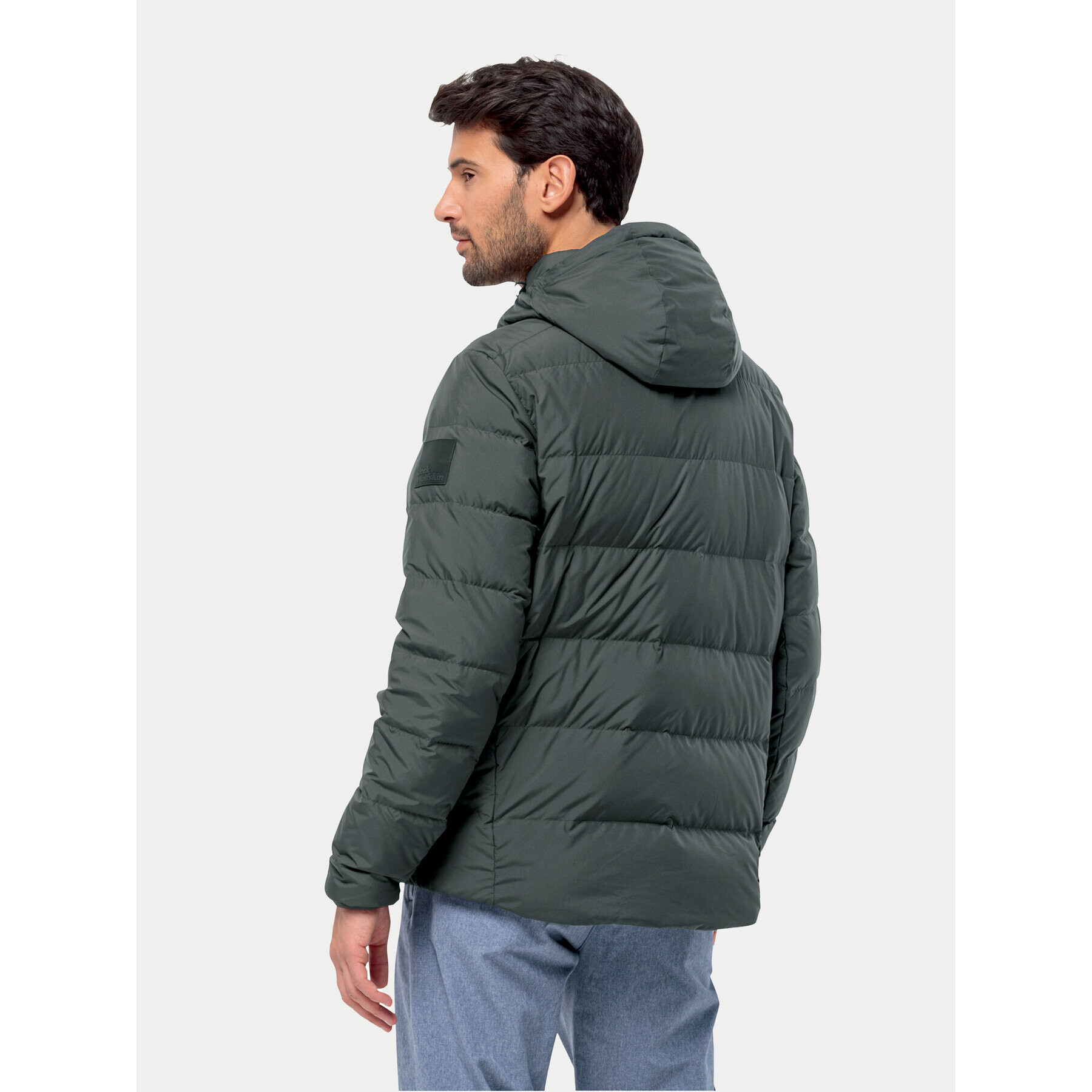 Jack Wolfskin Vatovaná bunda Colonius Jkt 1207431 Zelená Regular Fit - Pepit.cz