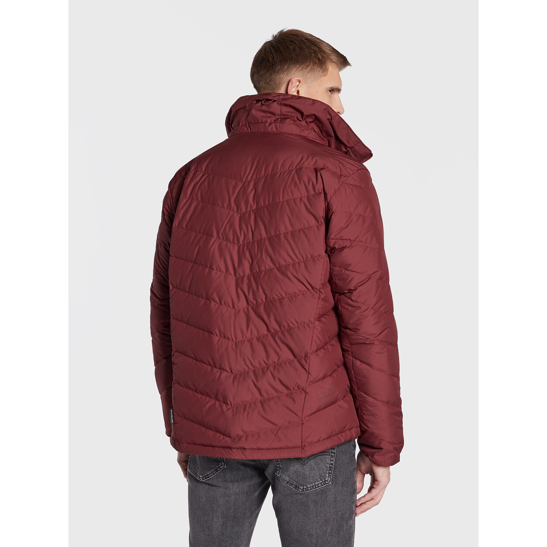 Jack Wolfskin Vatovaná bunda Fairmont 1203591 Bordó Regular Fit - Pepit.cz