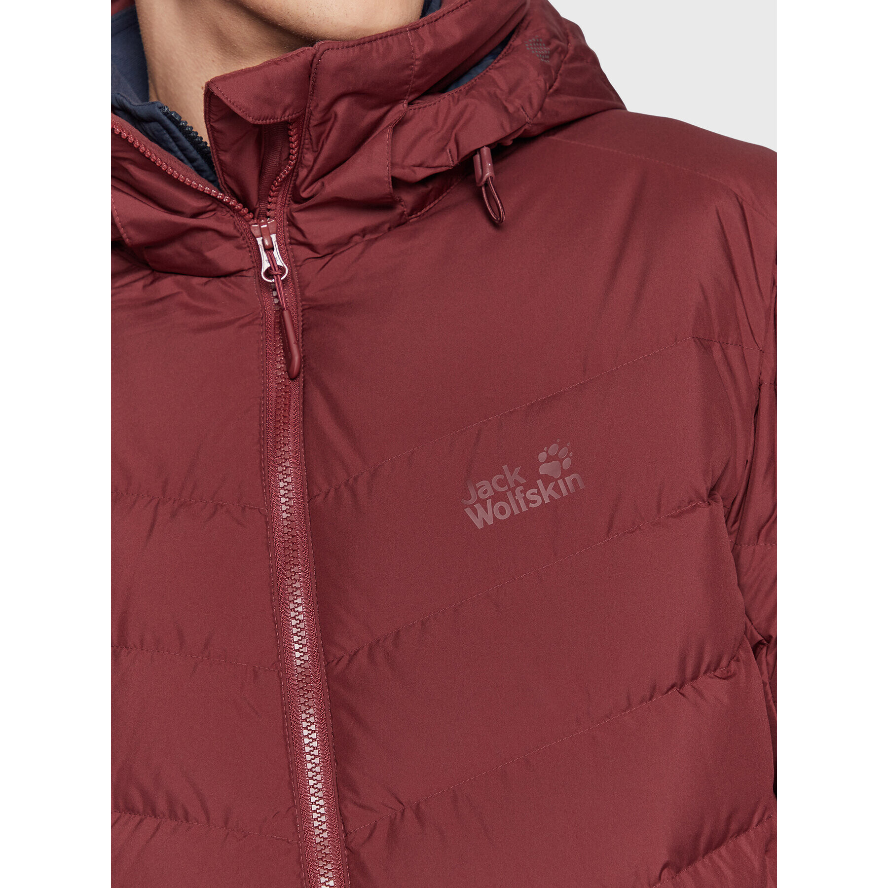 Jack Wolfskin Vatovaná bunda Fairmont 1203591 Bordó Regular Fit - Pepit.cz