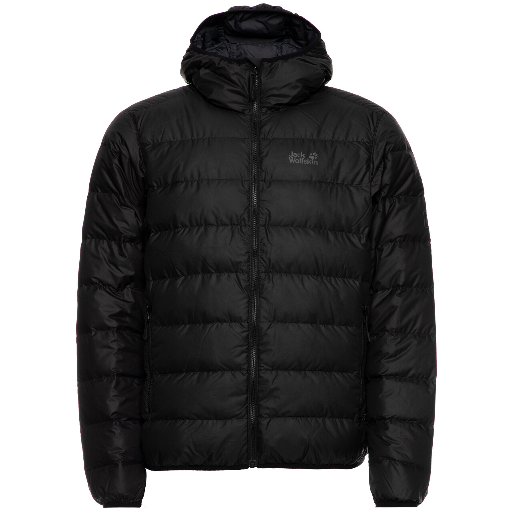 Jack Wolfskin Vatovaná bunda Helium 1200573 Černá Regular Fit - Pepit.cz