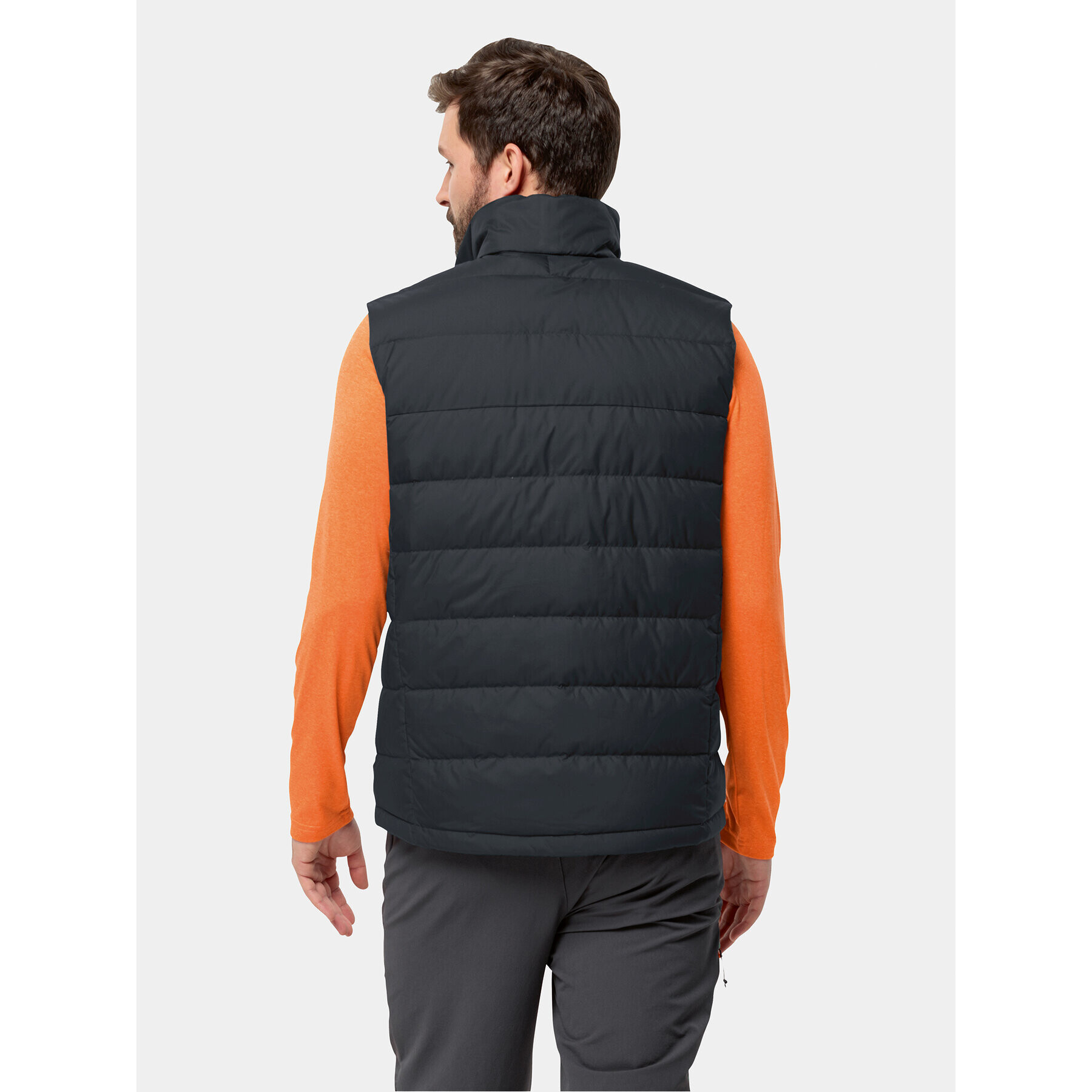 Jack Wolfskin Vesta Ather Down Vest 1207691 Černá Regular Fit - Pepit.cz