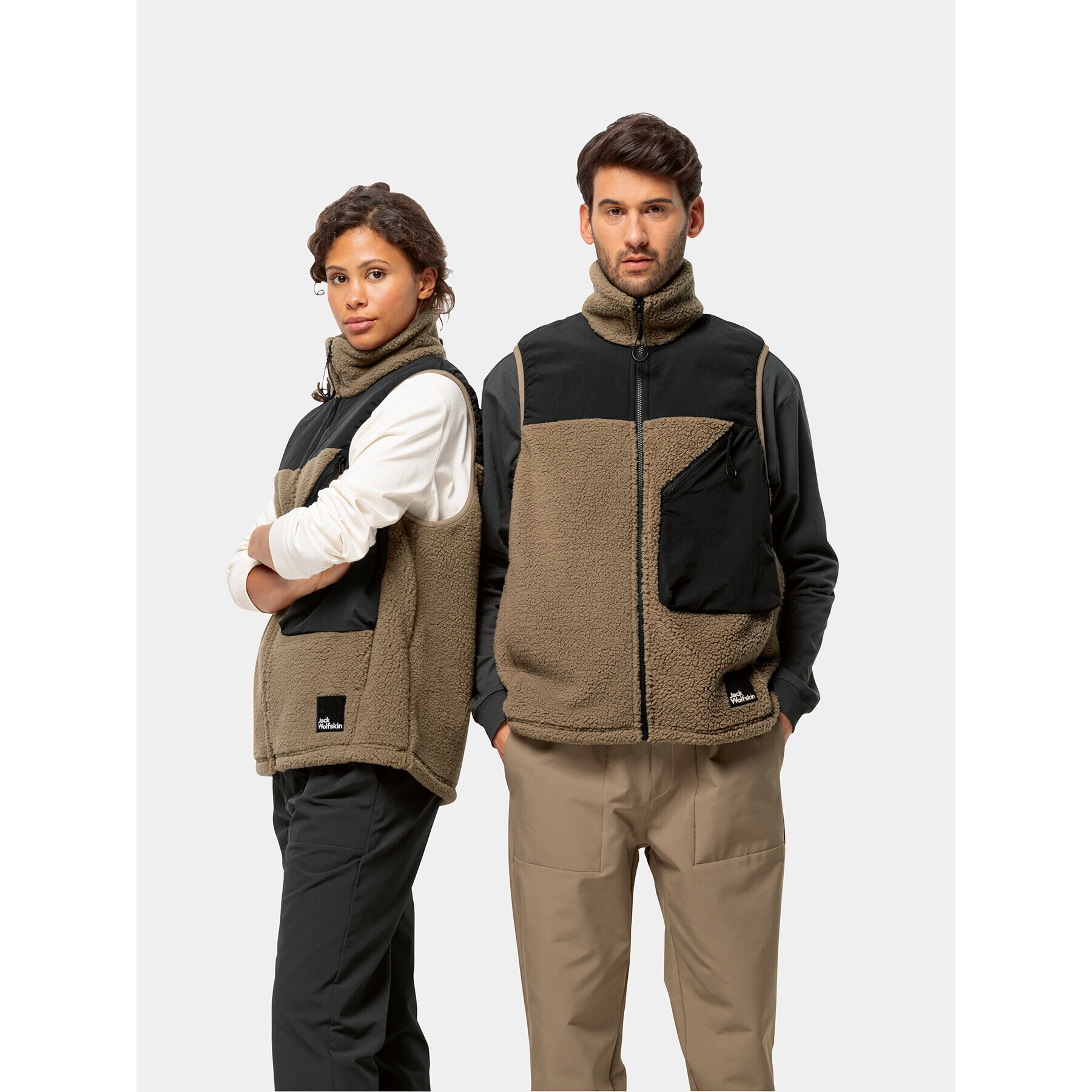 Jack Wolfskin Vesta Maarweg Vest 1711441 Hnědá Regular Fit - Pepit.cz