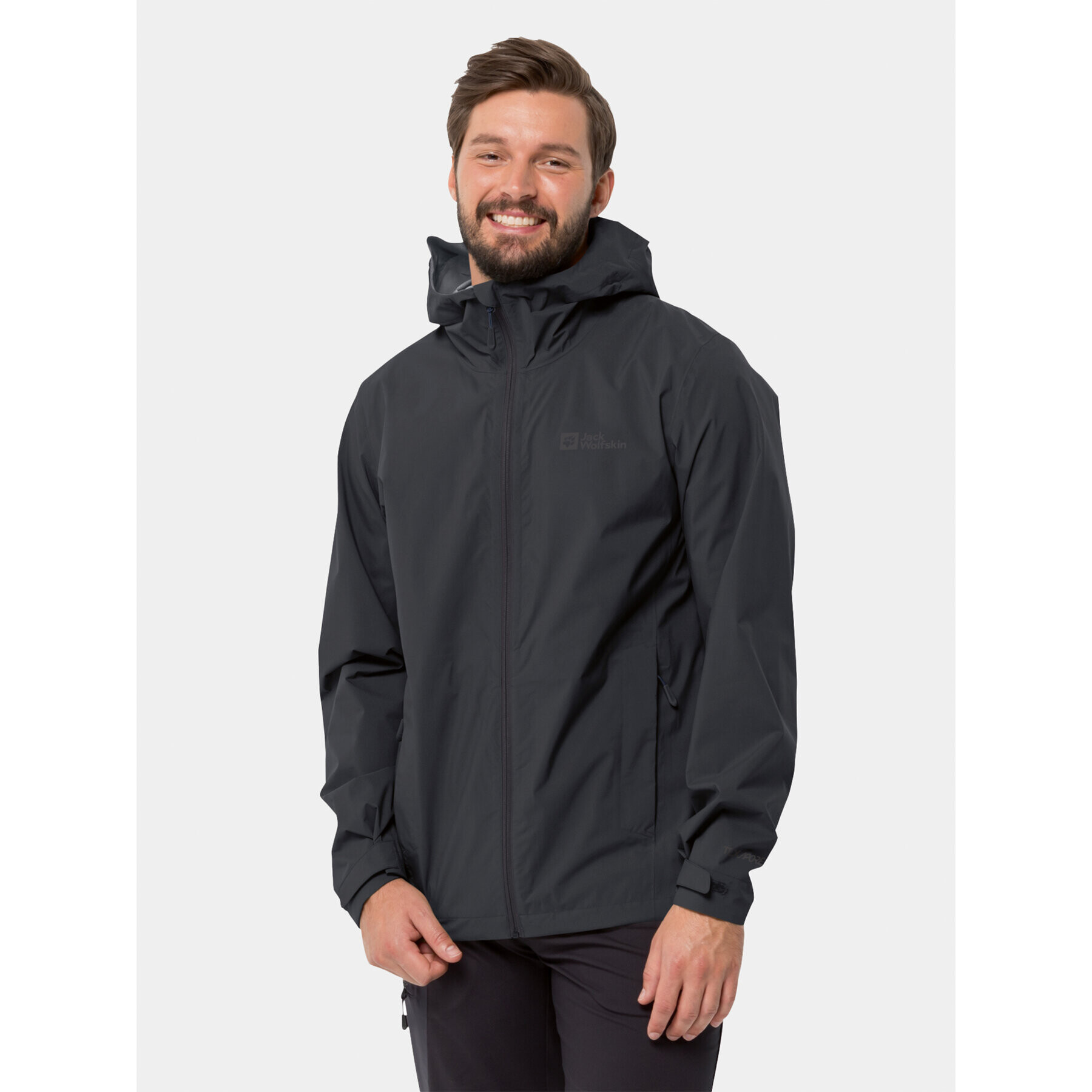 Jack Wolfskin Větrovka Elsberg 2.5L Jkt 1115881 Černá Regular Fit - Pepit.cz