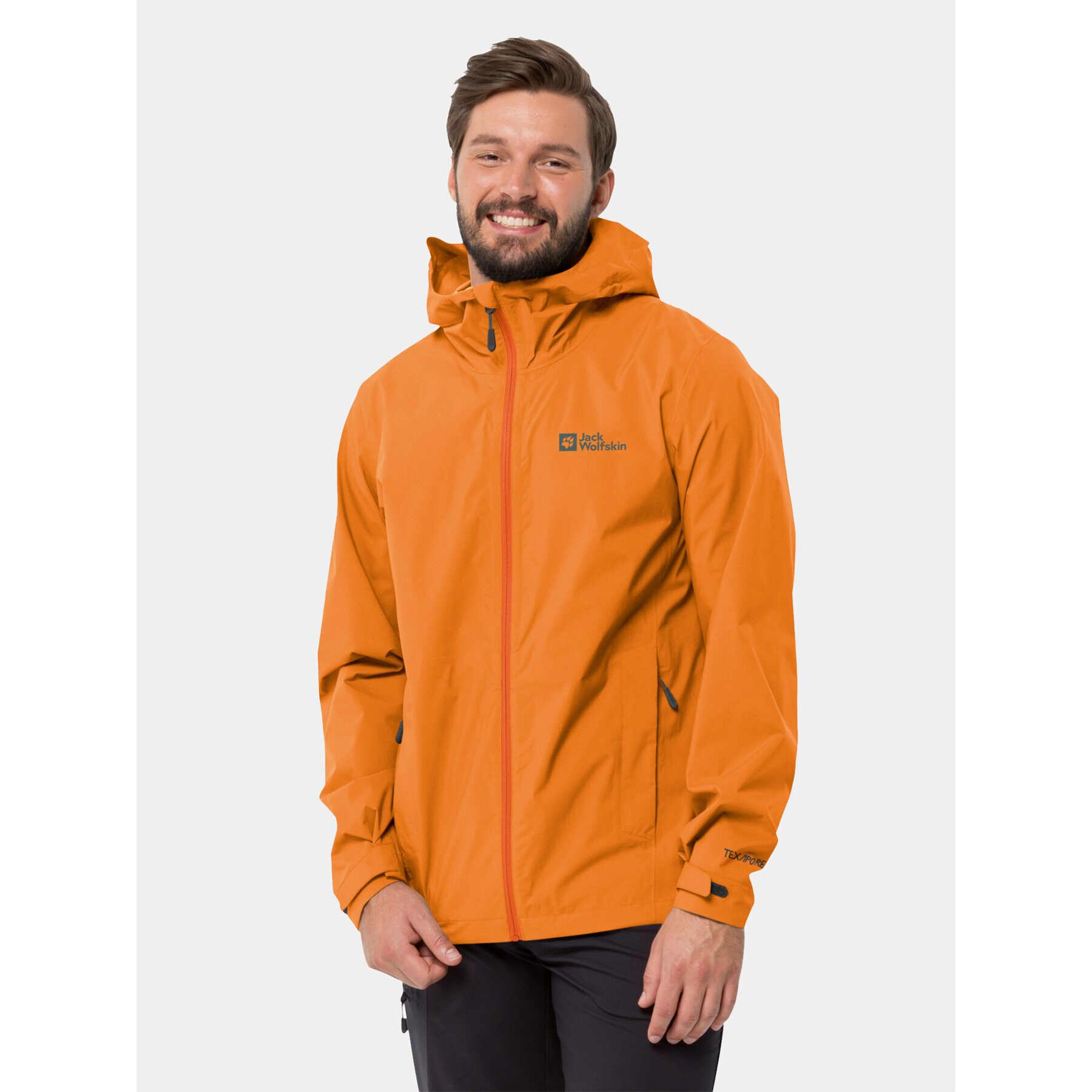 Jack Wolfskin Větrovka Elsberg 2.5L Jkt 1115881 Oranžová Regular Fit - Pepit.cz