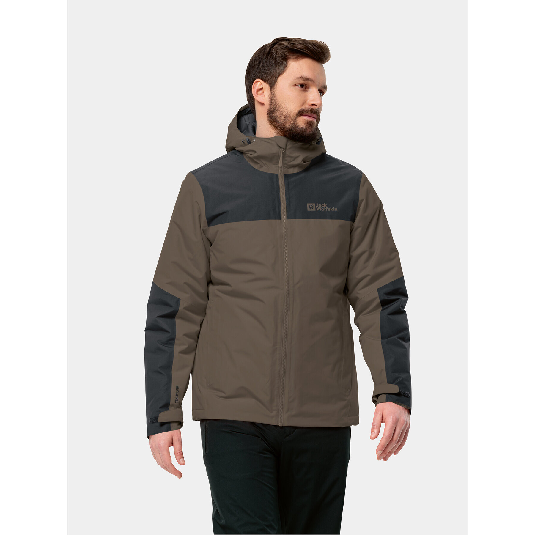 Jack Wolfskin Větrovka Jasper Ins Jkt 1114321 Hnědá Regular Fit - Pepit.cz