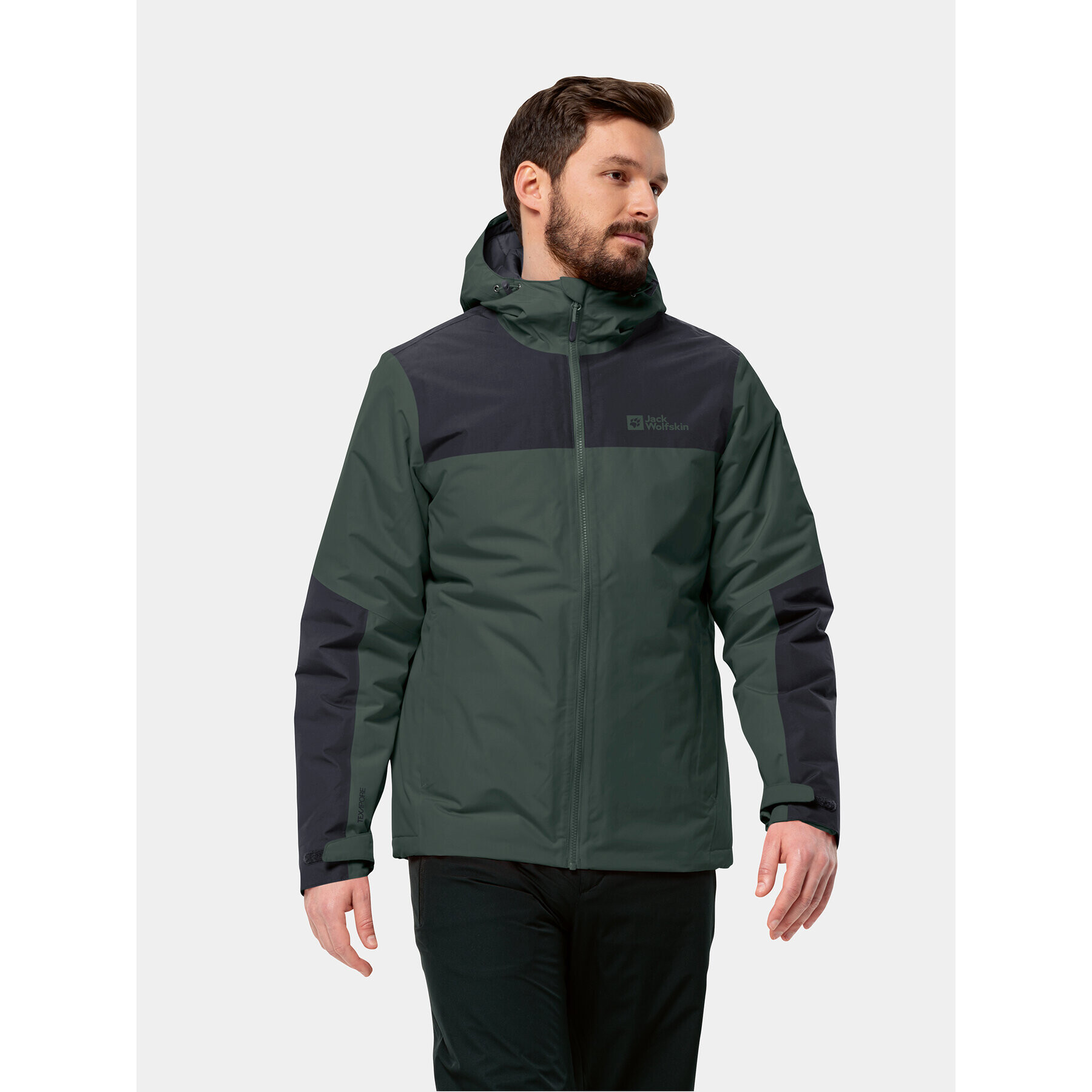 Jack Wolfskin Větrovka Jasper Ins Jkt 1114321 Khaki Regular Fit - Pepit.cz