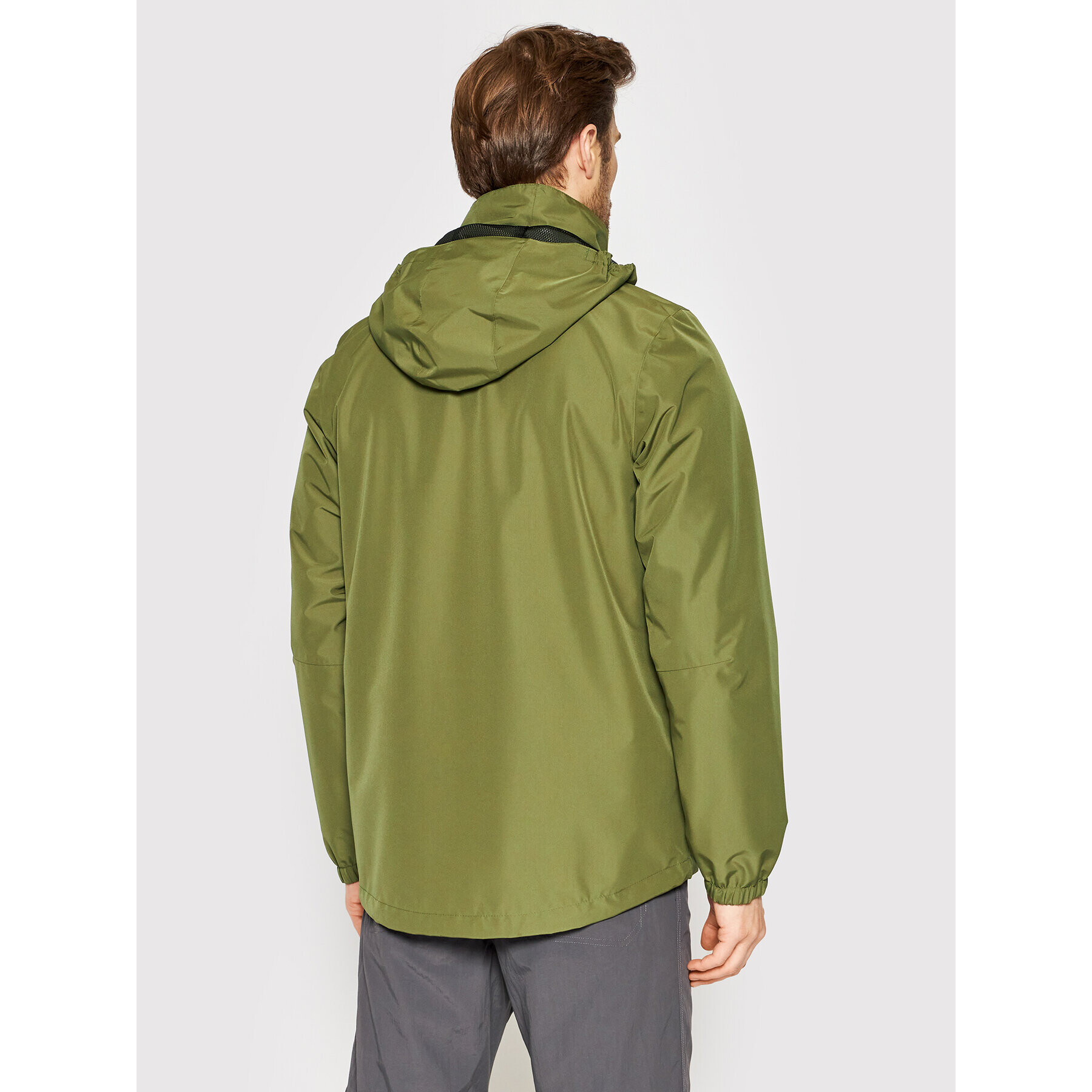 Jack Wolfskin Větrovka Stormy Point 1111141 Zelená Regular Fit - Pepit.cz