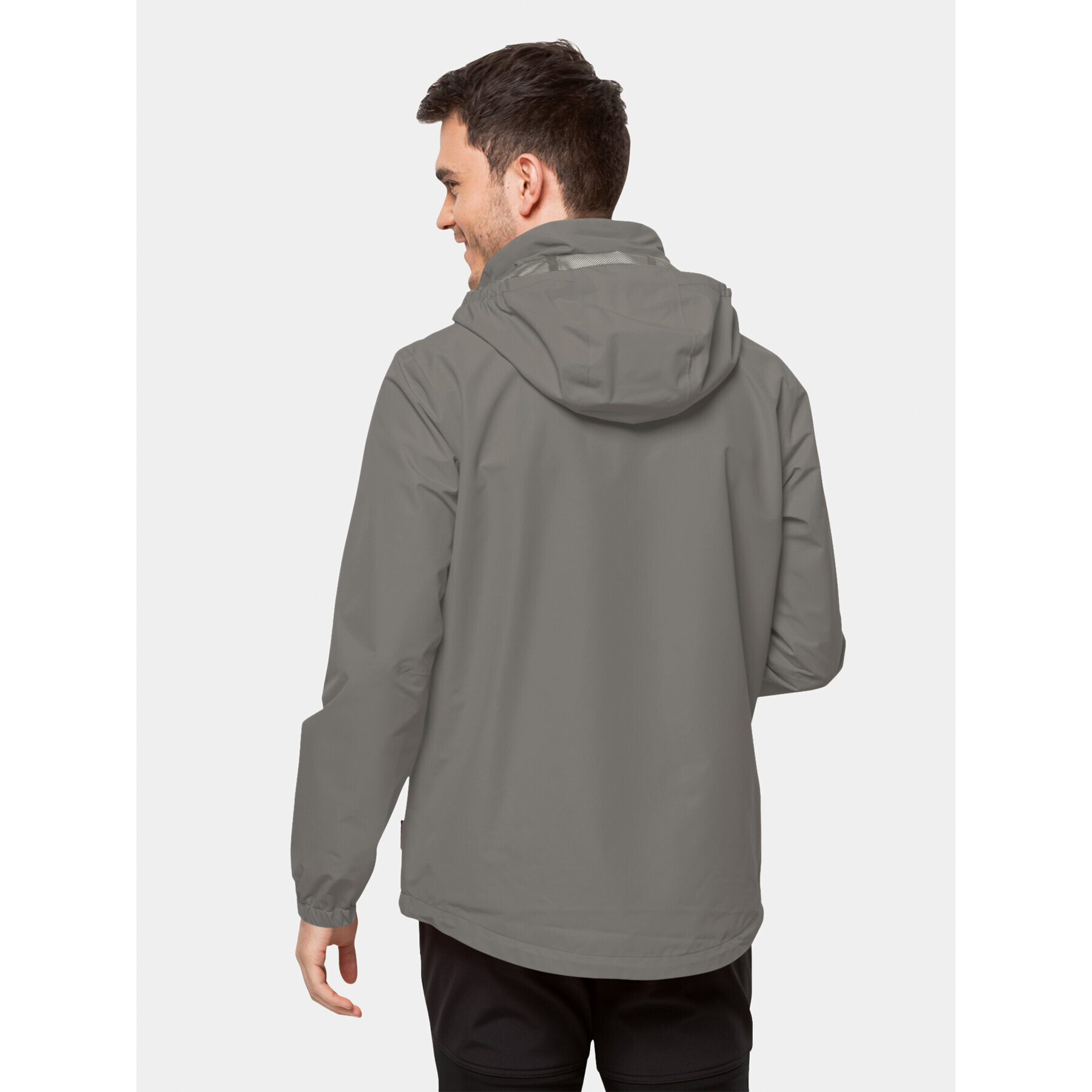 Jack Wolfskin Větrovka Stormy Point 2L Jkt 1111142 Šedá Regular Fit - Pepit.cz