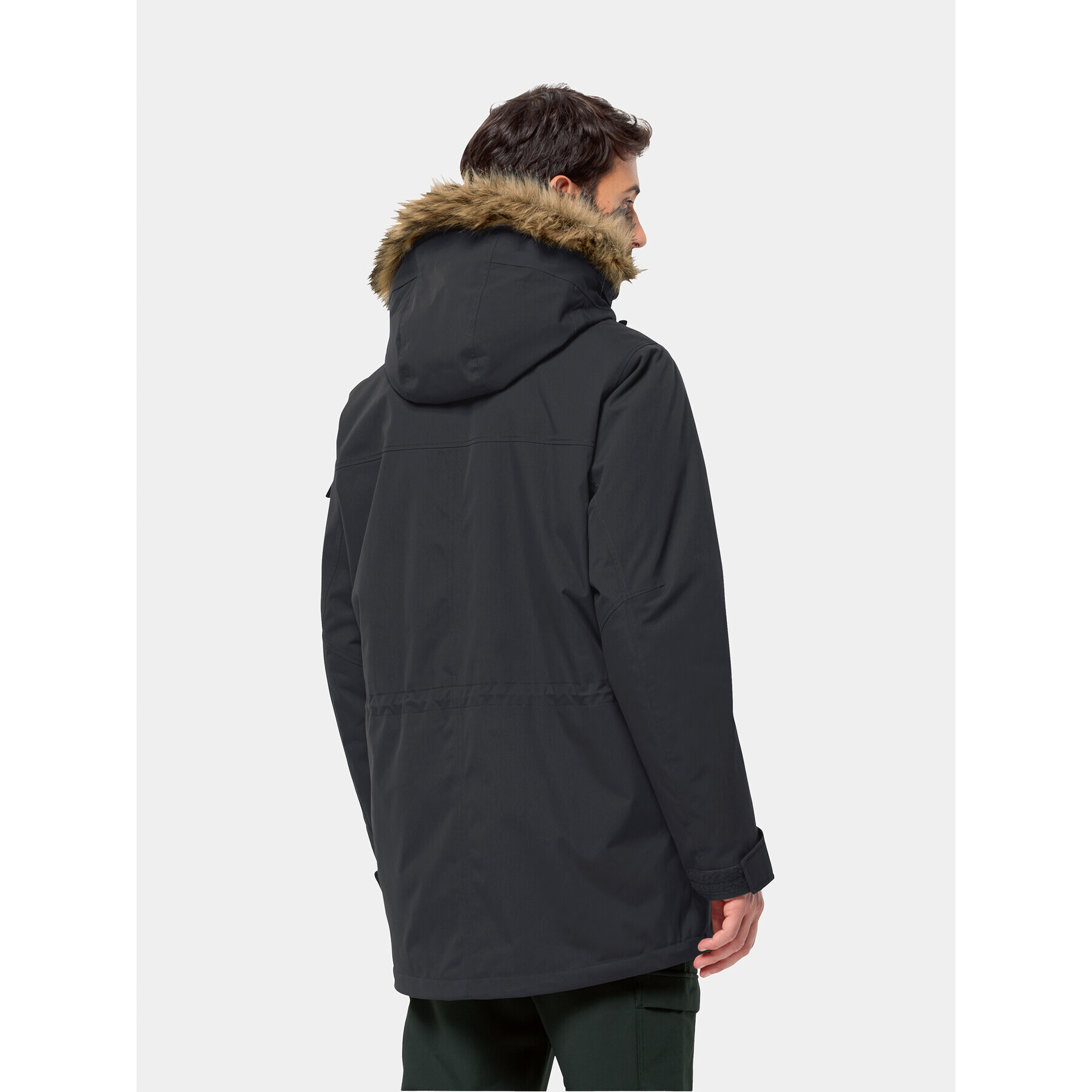 Jack Wolfskin Zimní bunda Glacier Canyon Parka 1107674 Černá Regular Fit - Pepit.cz