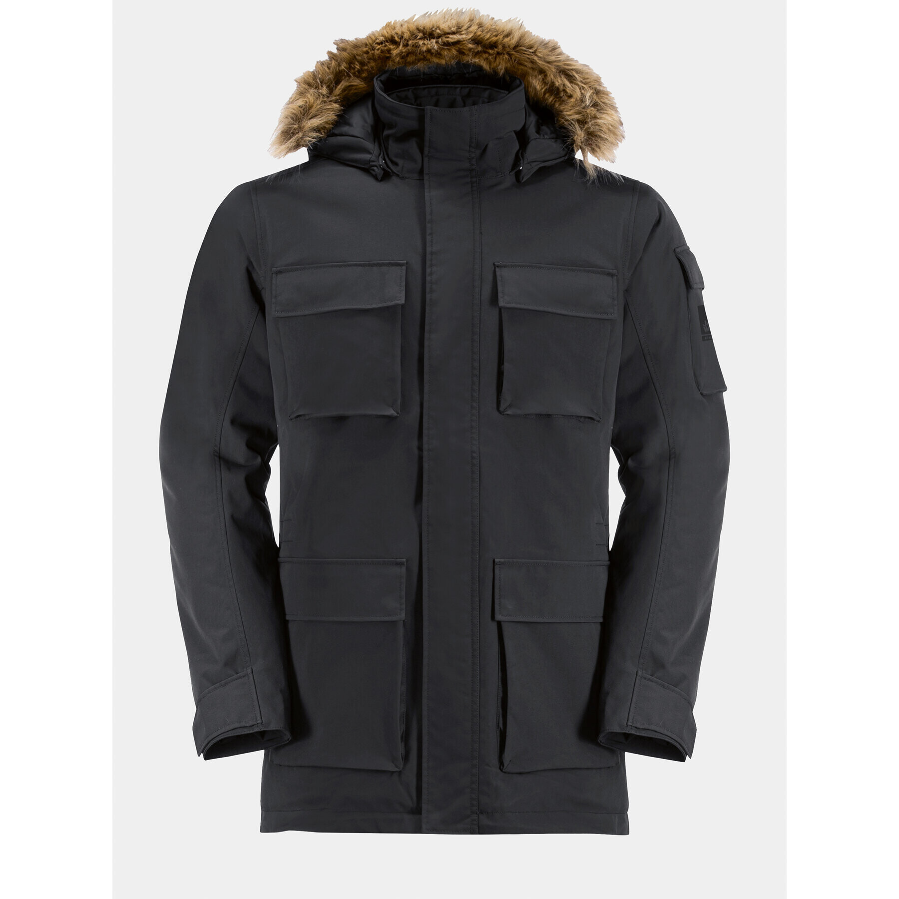 Jack Wolfskin Zimní bunda Glacier Canyon Parka 1107674 Černá Regular Fit - Pepit.cz