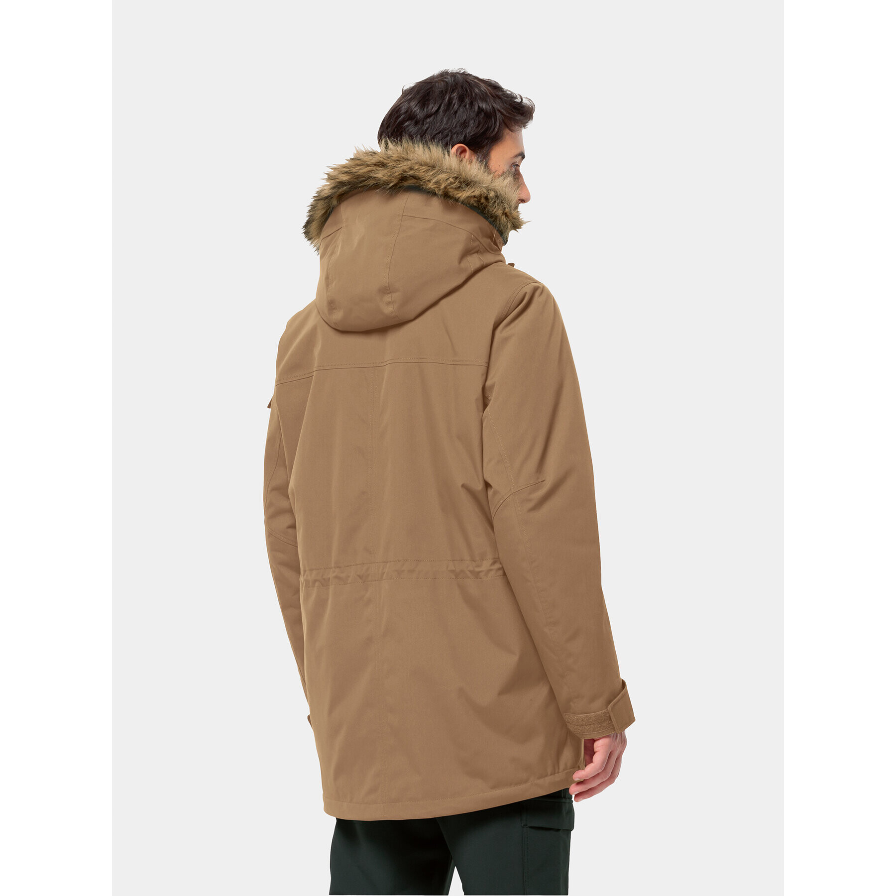 Jack Wolfskin Zimní bunda Glacier Canyon Parka 1107674 Hnědá Regular Fit - Pepit.cz