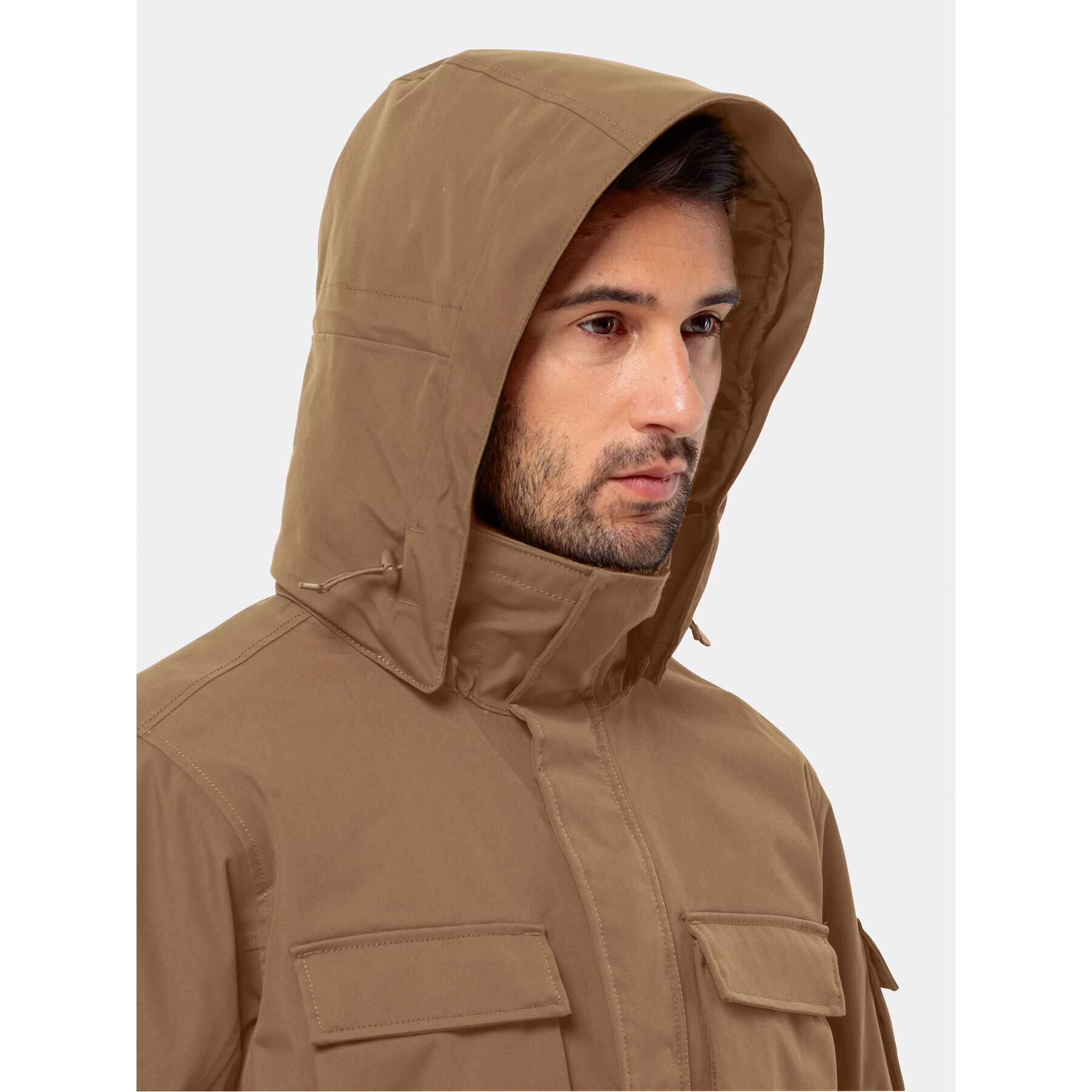 Jack Wolfskin Zimní bunda Glacier Canyon Parka 1107674 Hnědá Regular Fit - Pepit.cz