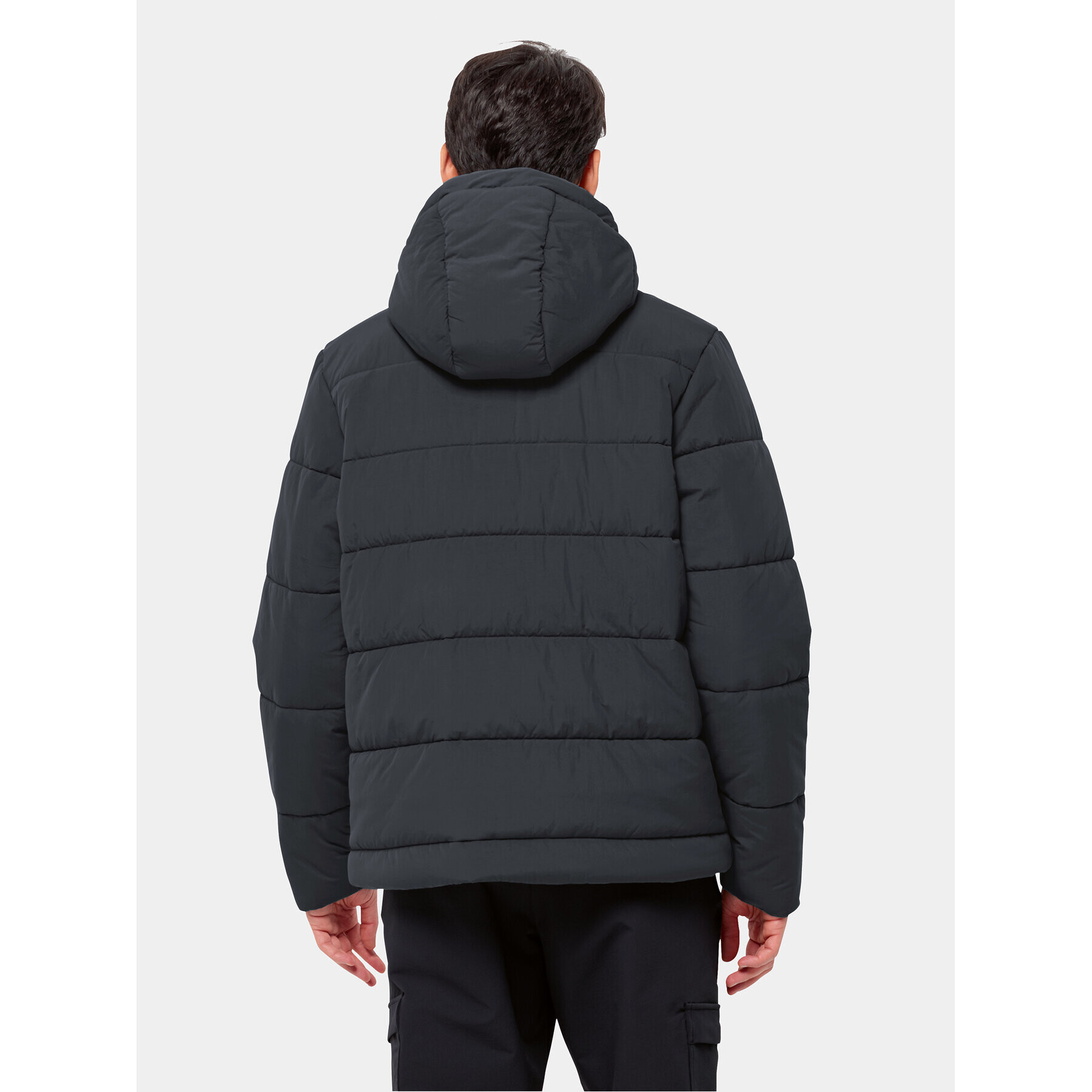 Jack Wolfskin Zimní bunda Karolinger Jkt 1207831 Černá Regular Fit - Pepit.cz