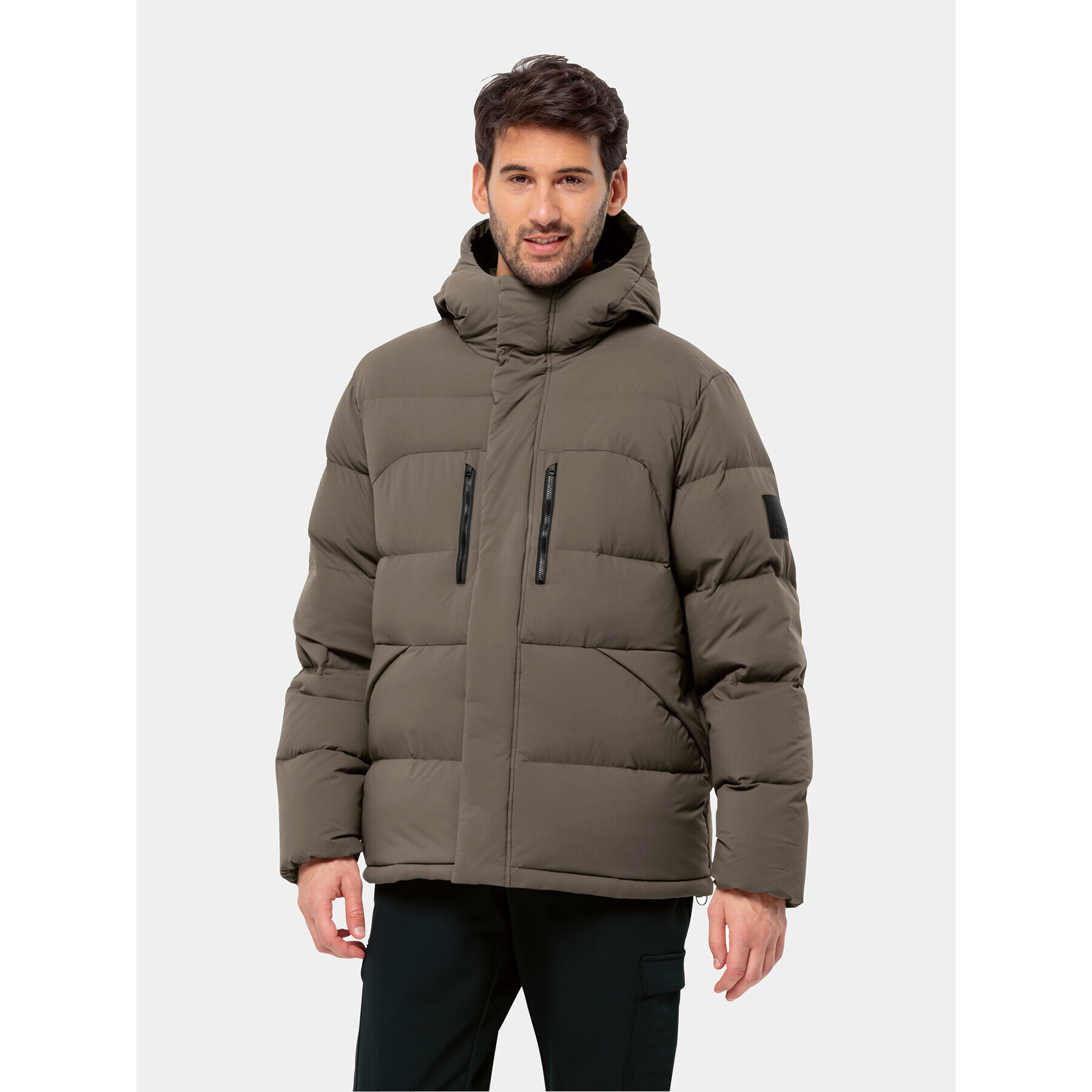 Jack Wolfskin Zimní bunda Roemertor Jkt 1207421 Hnědá Regular Fit - Pepit.cz