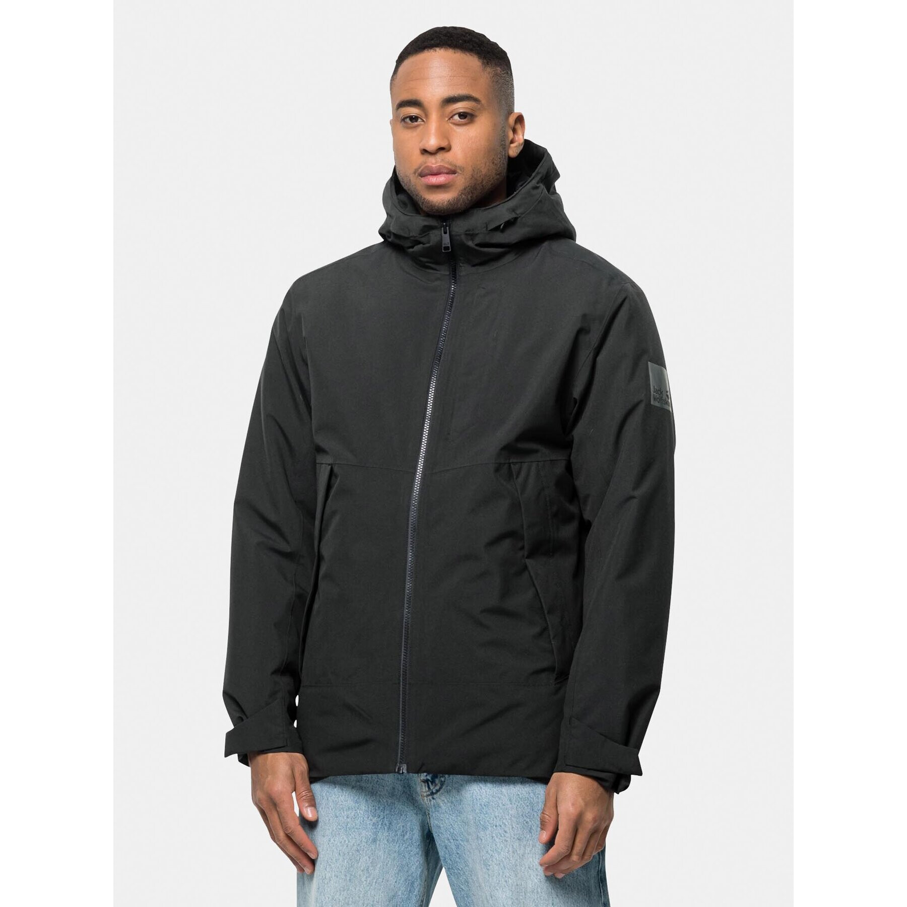 Jack Wolfskin Zimní bunda Tempelhof Jkt 1115491 Černá Regular Fit - Pepit.cz