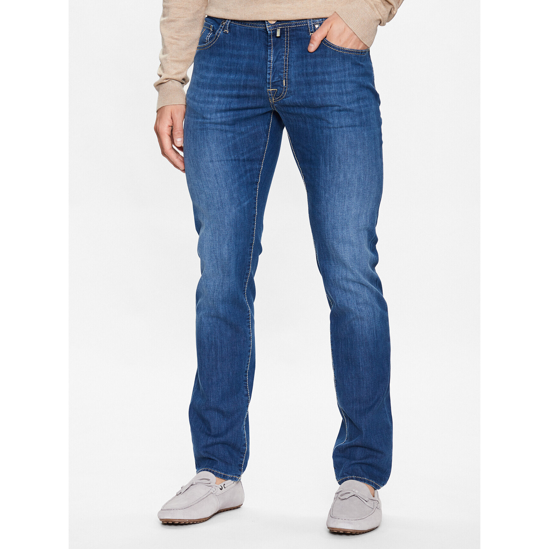 Jacob Cohën Jeansy Bard U Q E04 35 S 3735 Modrá Slim Fit - Pepit.cz