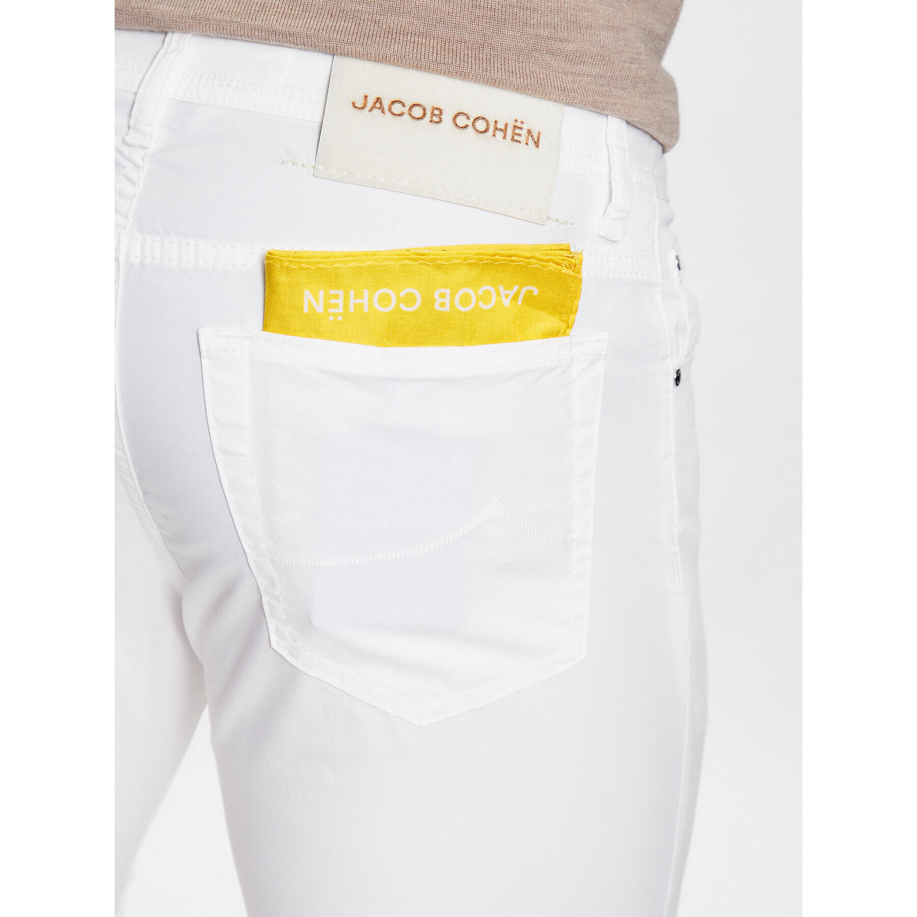 Jacob Cohën Jeansy Bard U Q E04 36 S 2544 Bílá Slim Fit - Pepit.cz