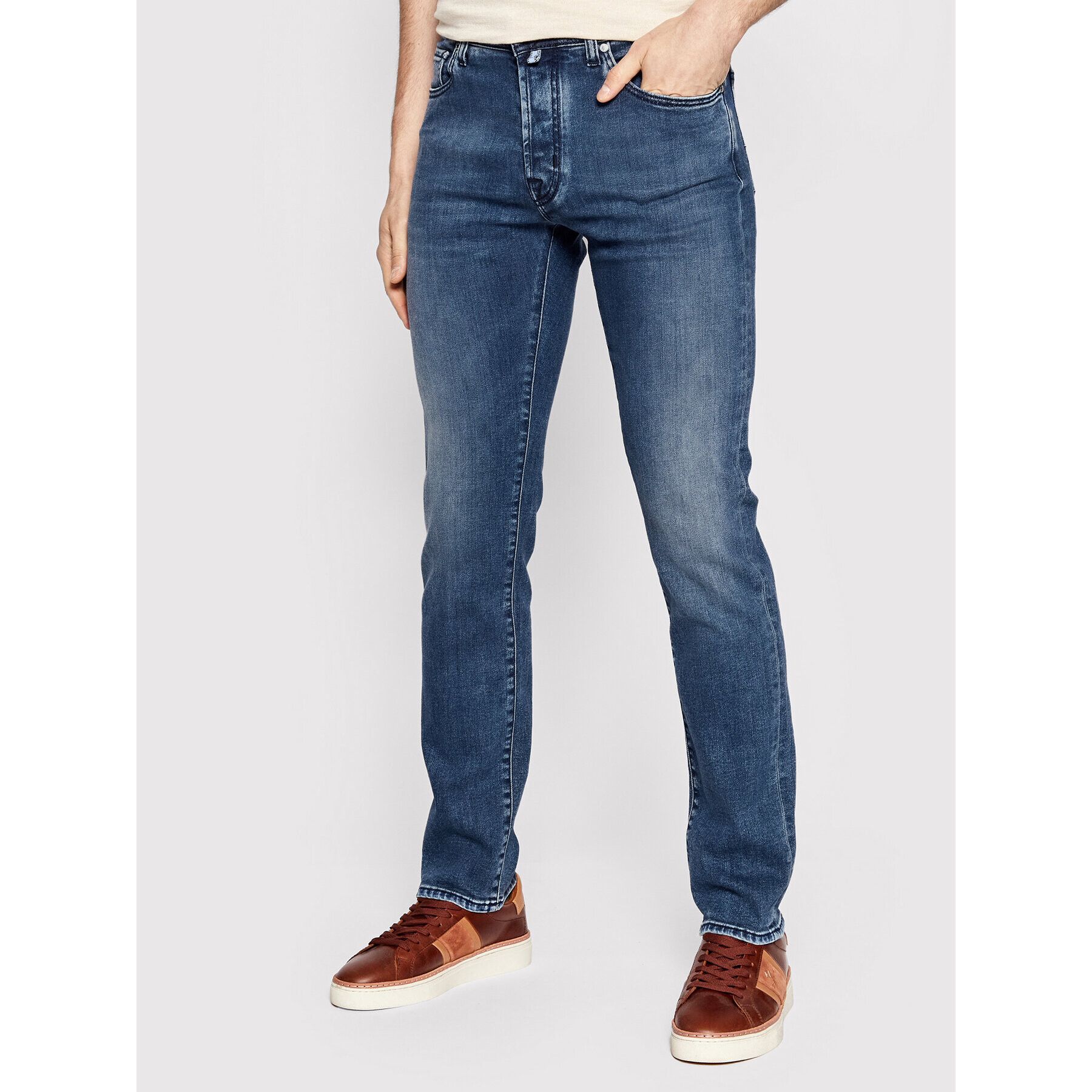 Jacob Cohën Jeansy Bard U Q M04 30 S 3747 Modrá Slim Fit - Pepit.cz