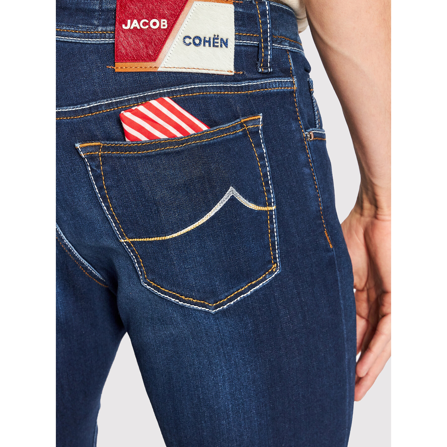 Jacob Cohën Jeansy Bard U Q M04 33 S 3582 Tmavomodrá Slim Fit - Pepit.cz