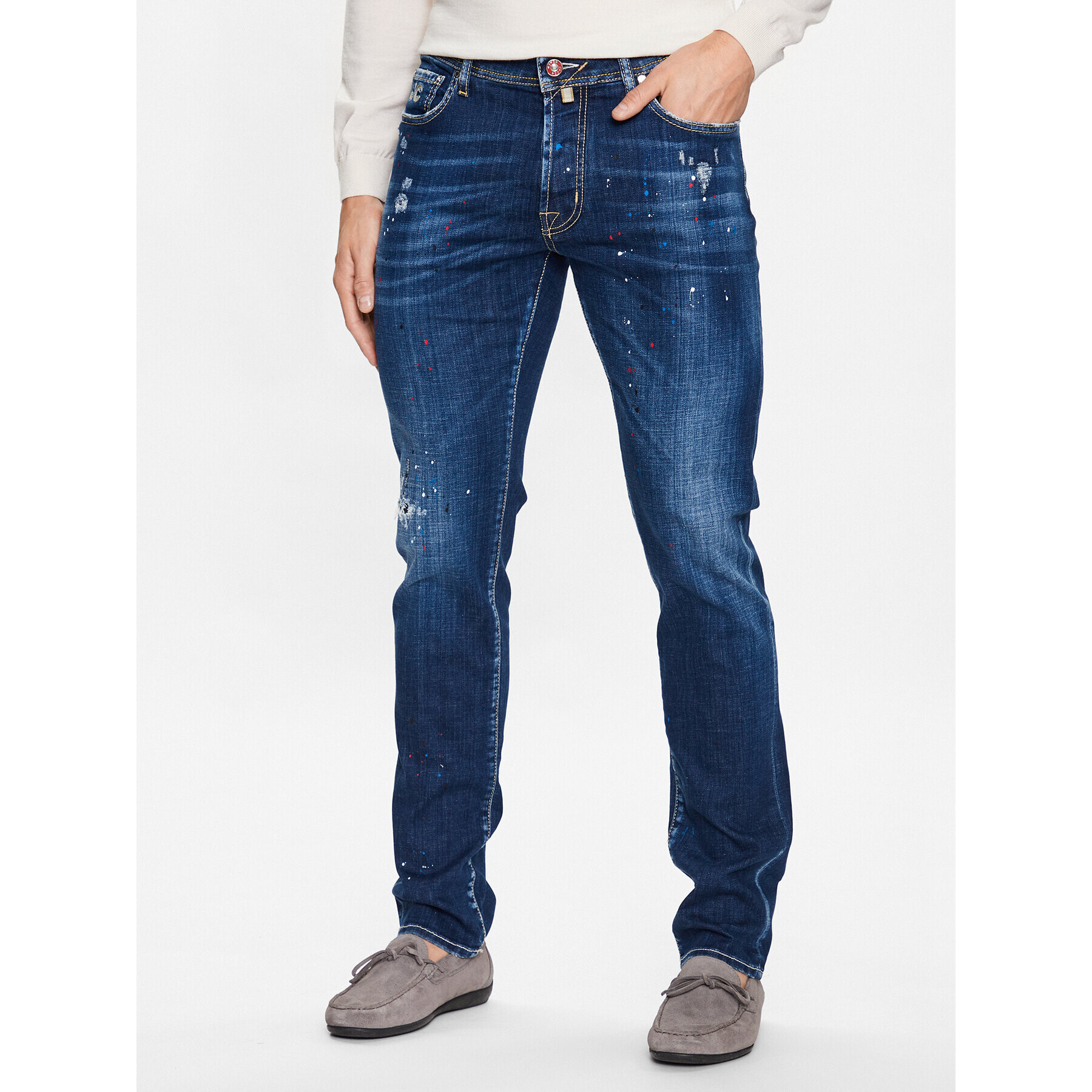 Jacob Cohën Jeansy Bard U Q M04 40 S 3952 Modrá Slim Fit - Pepit.cz