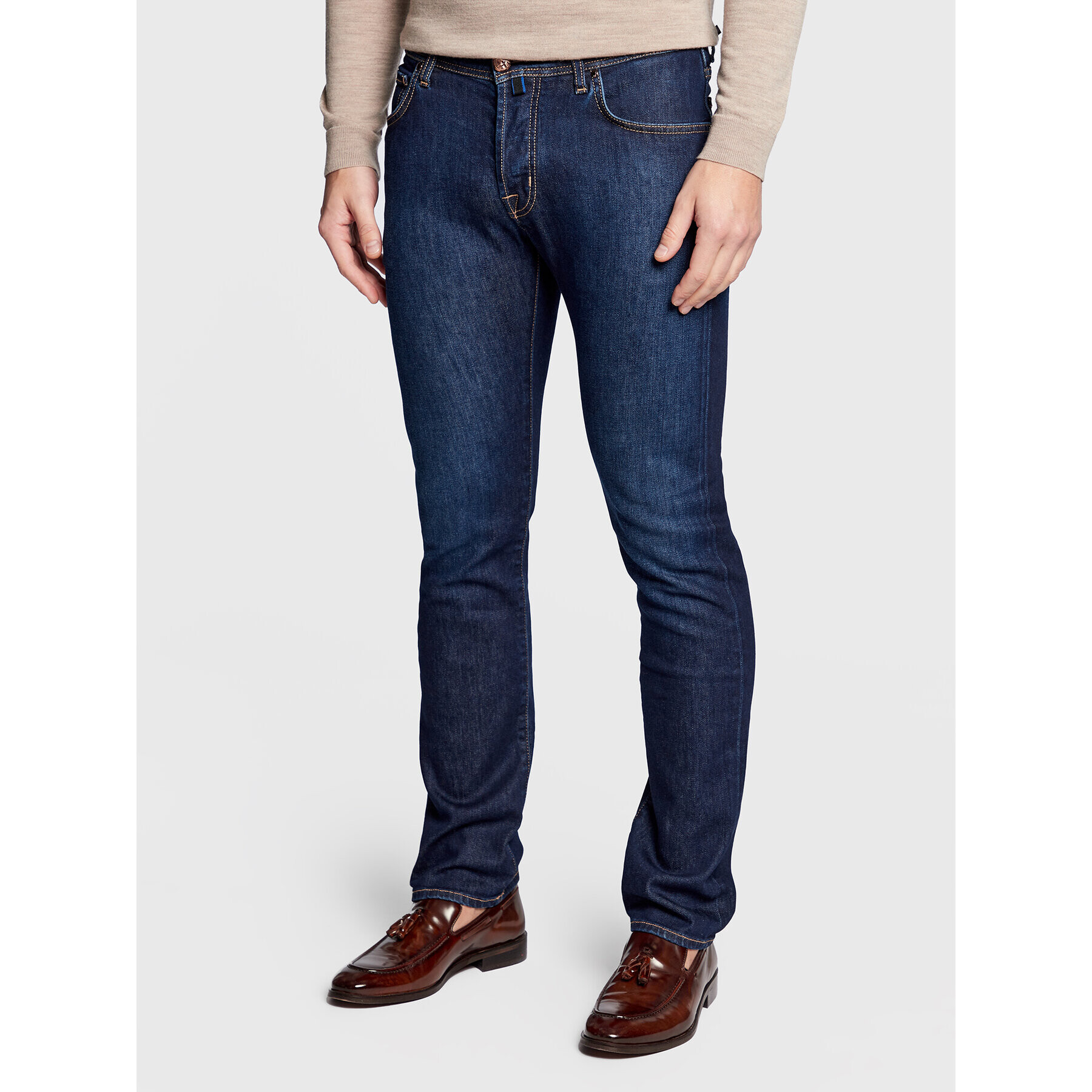 Jacob Cohën Jeansy Nick U Q E06 30 S 3874 Tmavomodrá Slim Fit - Pepit.cz