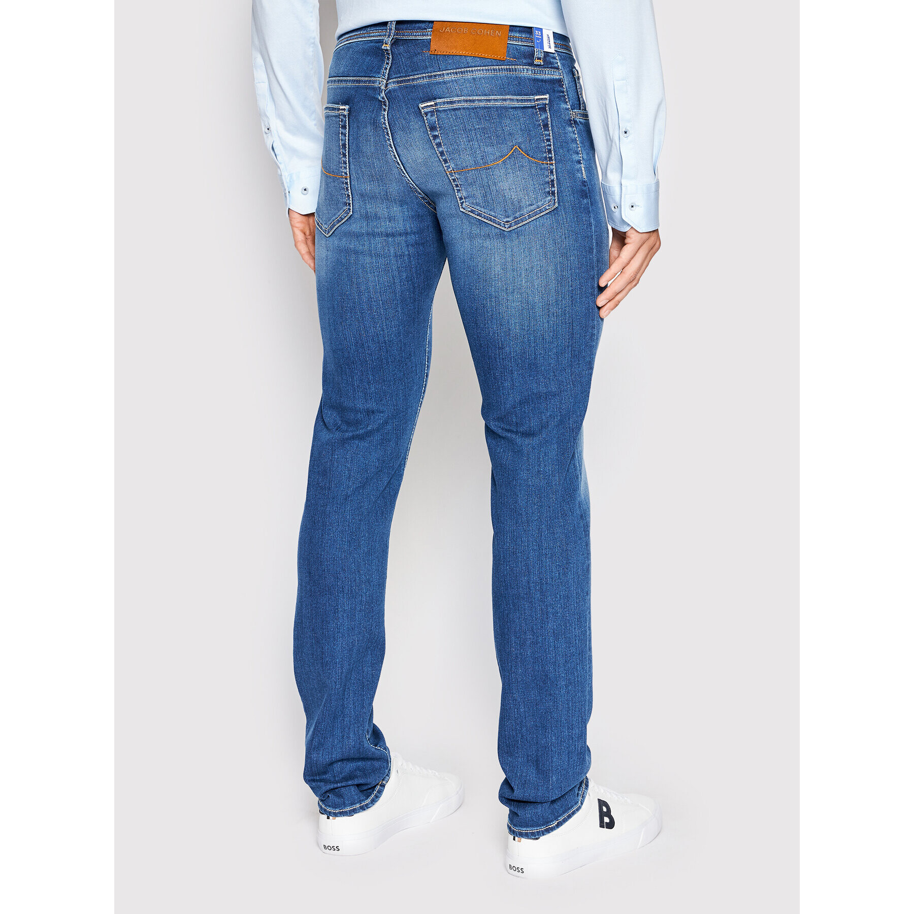 Jacob Cohën Jeansy Nick U Q E06 34 S 3623 Modrá Slim Fit - Pepit.cz