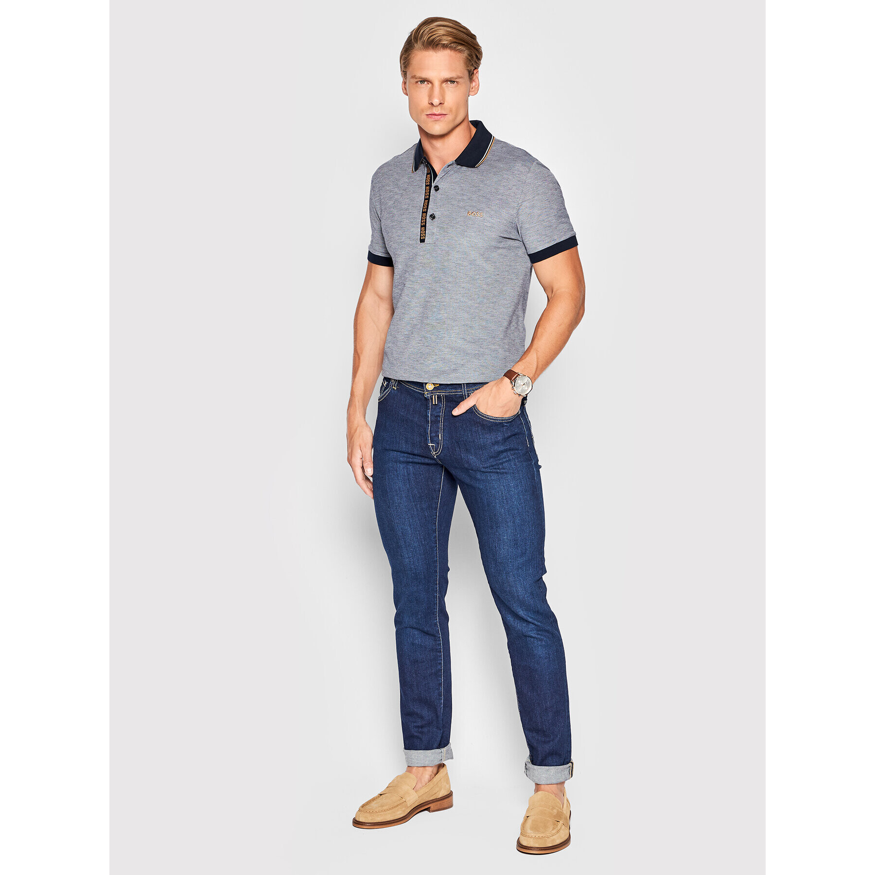 Jacob Cohën Jeansy Nick U Q E06 34 S 3623 Tmavomodrá Slim Fit - Pepit.cz