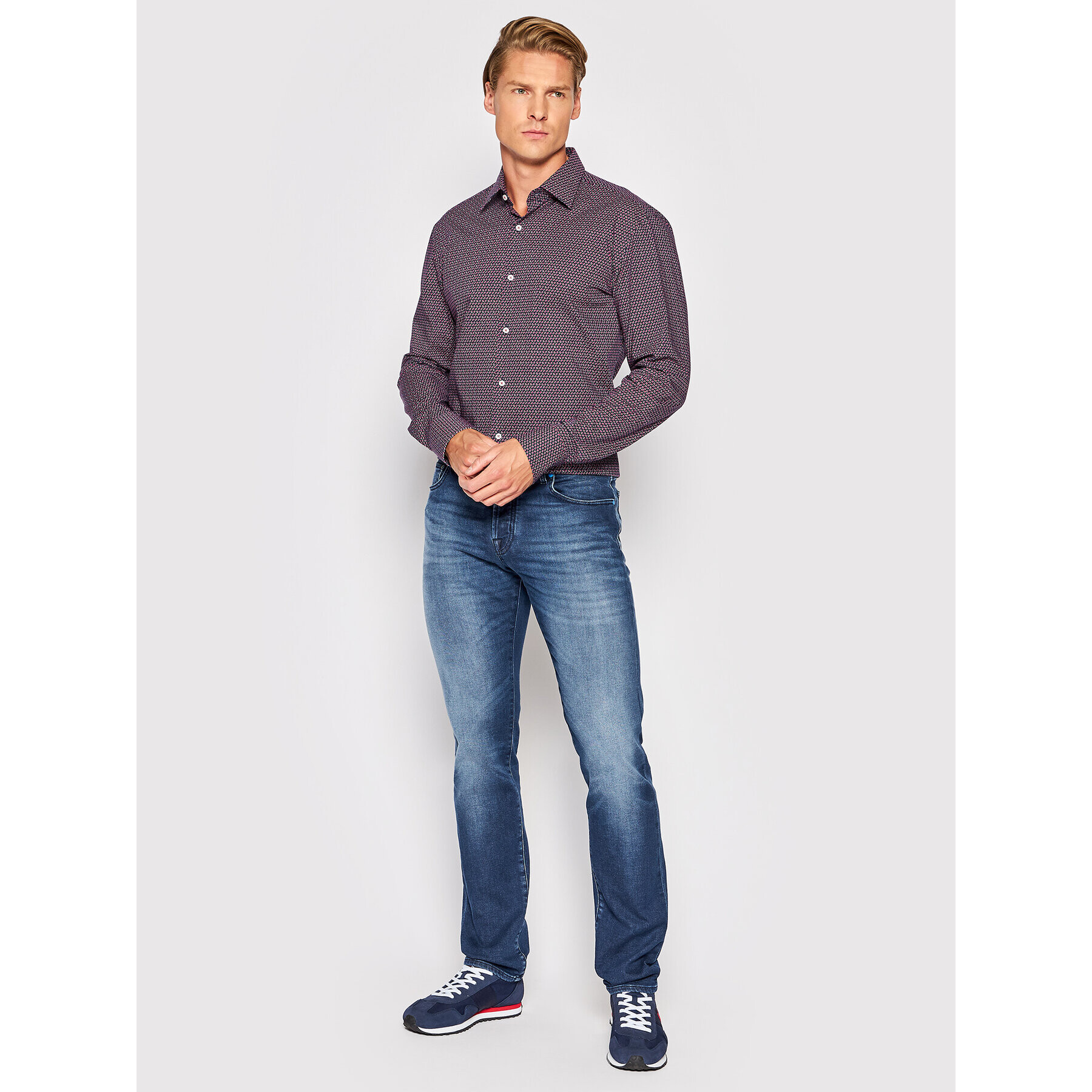 Jacob Cohën Jeansy Nick U Q M06 30 S 3588 Tmavomodrá Slim Fit - Pepit.cz