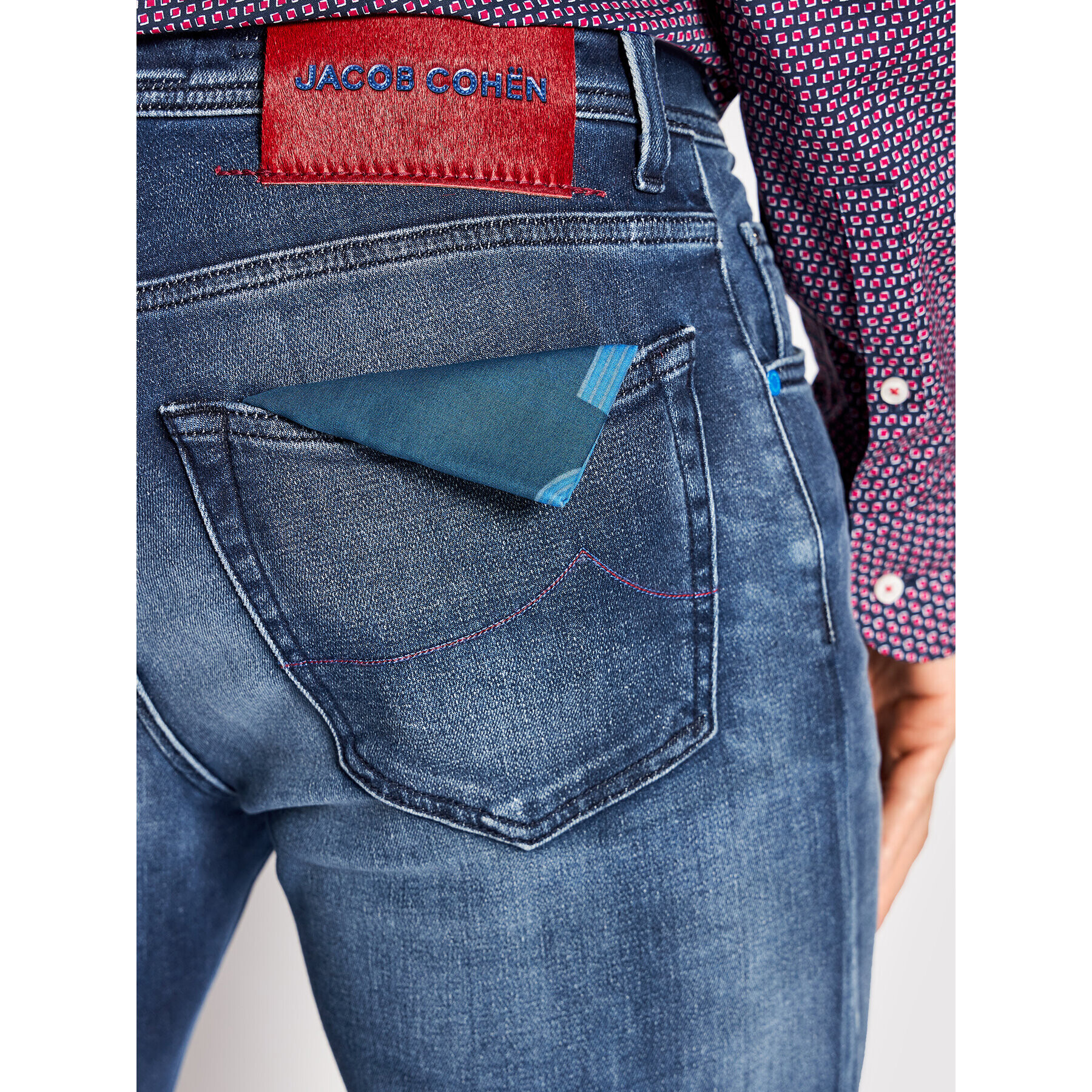 Jacob Cohën Jeansy Nick U Q M06 30 S 3588 Tmavomodrá Slim Fit - Pepit.cz