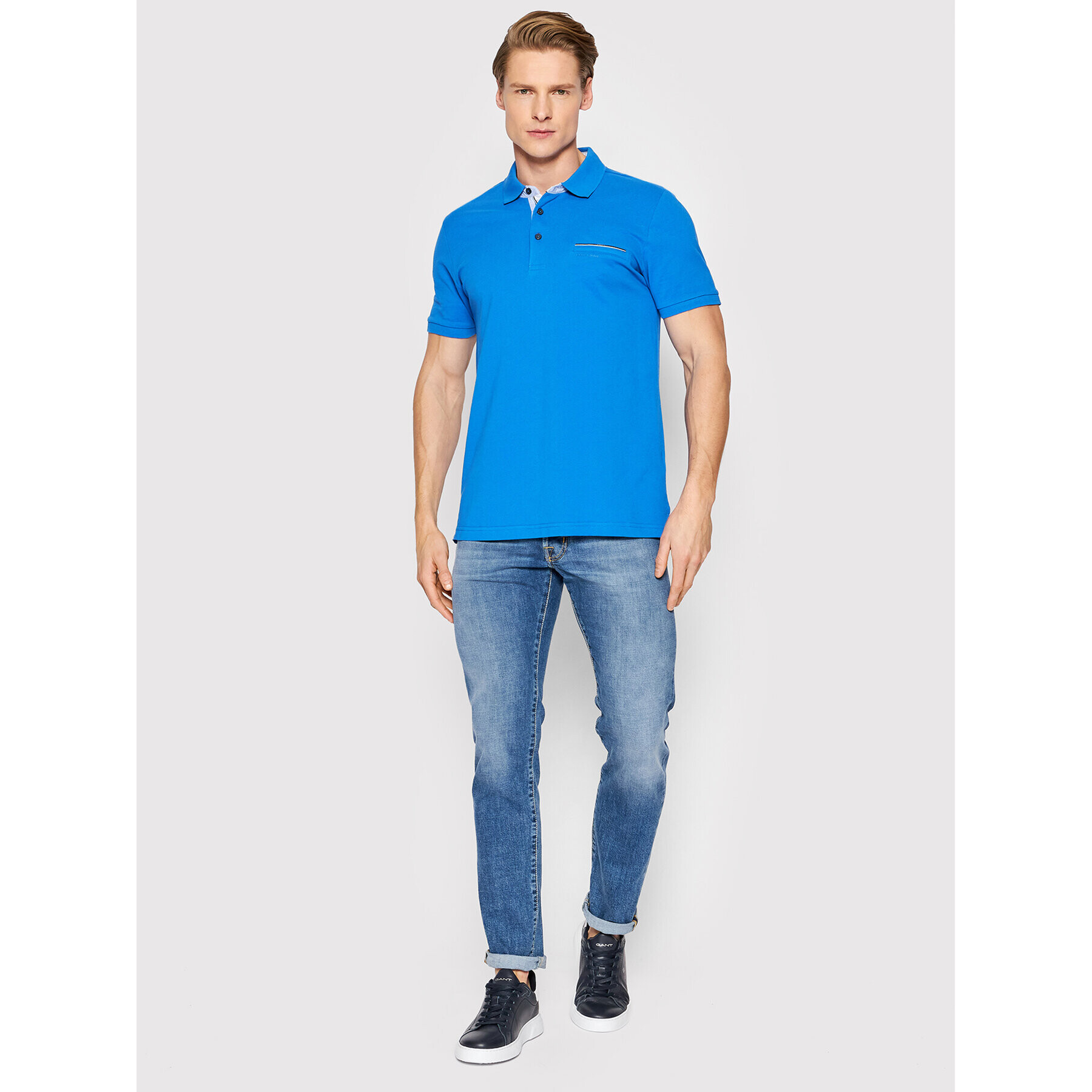 Jacob Cohën Jeansy U Q E07 32 S 3736 Tmavomodrá Slim Fit - Pepit.cz