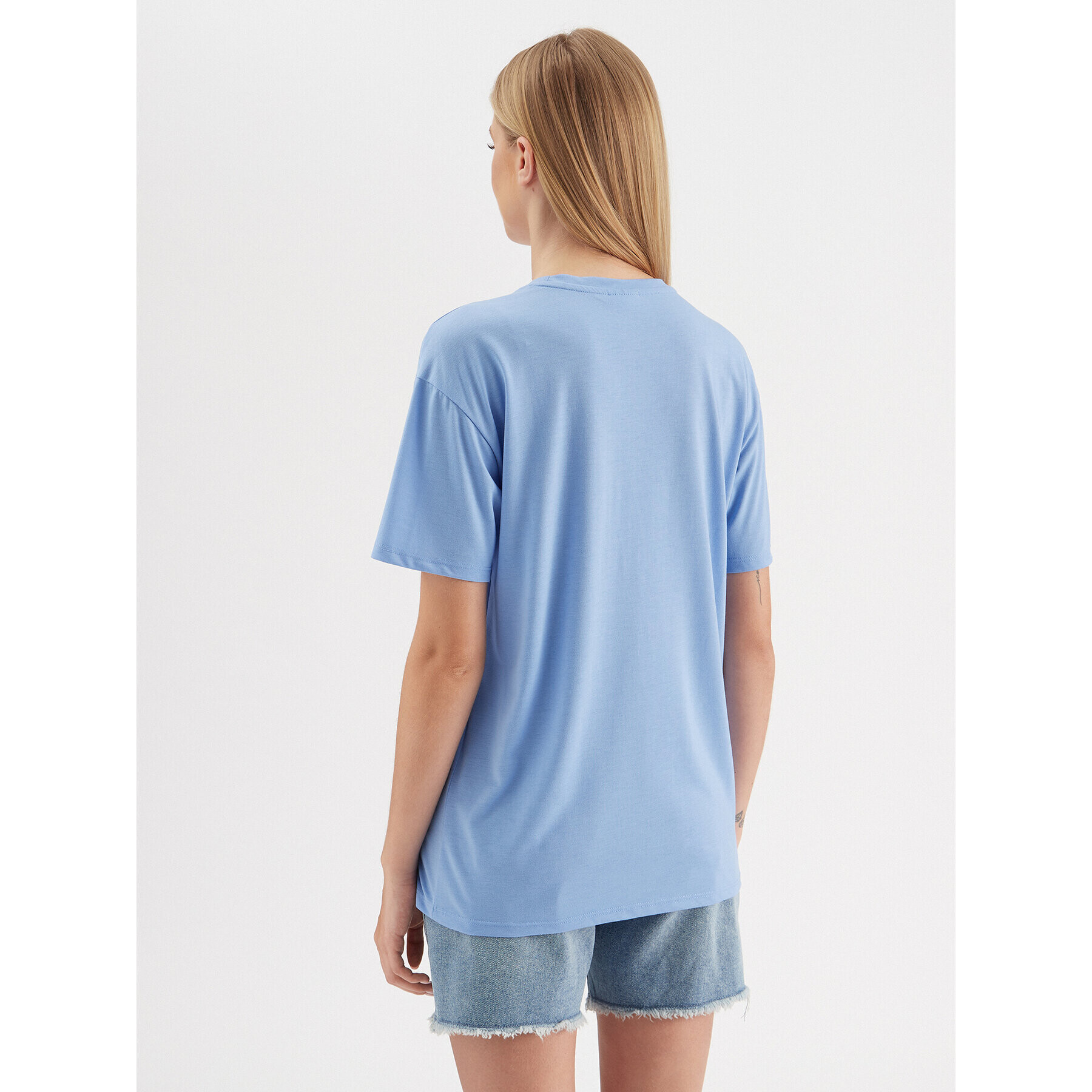 JDY T-Shirt 15286245 Modrá Loose Fit - Pepit.cz