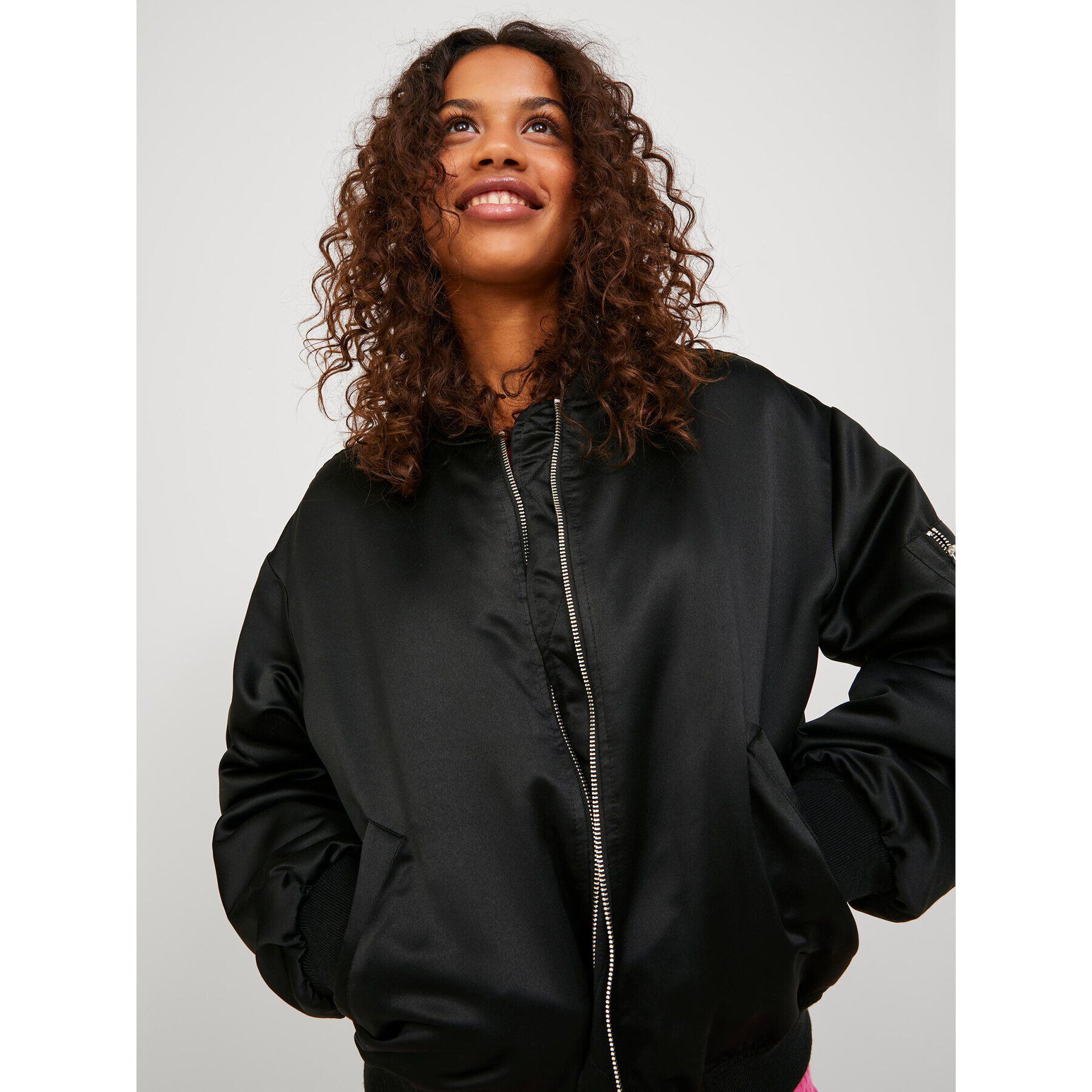 JJXX Bunda bomber 12224679 Černá Regular Fit - Pepit.cz