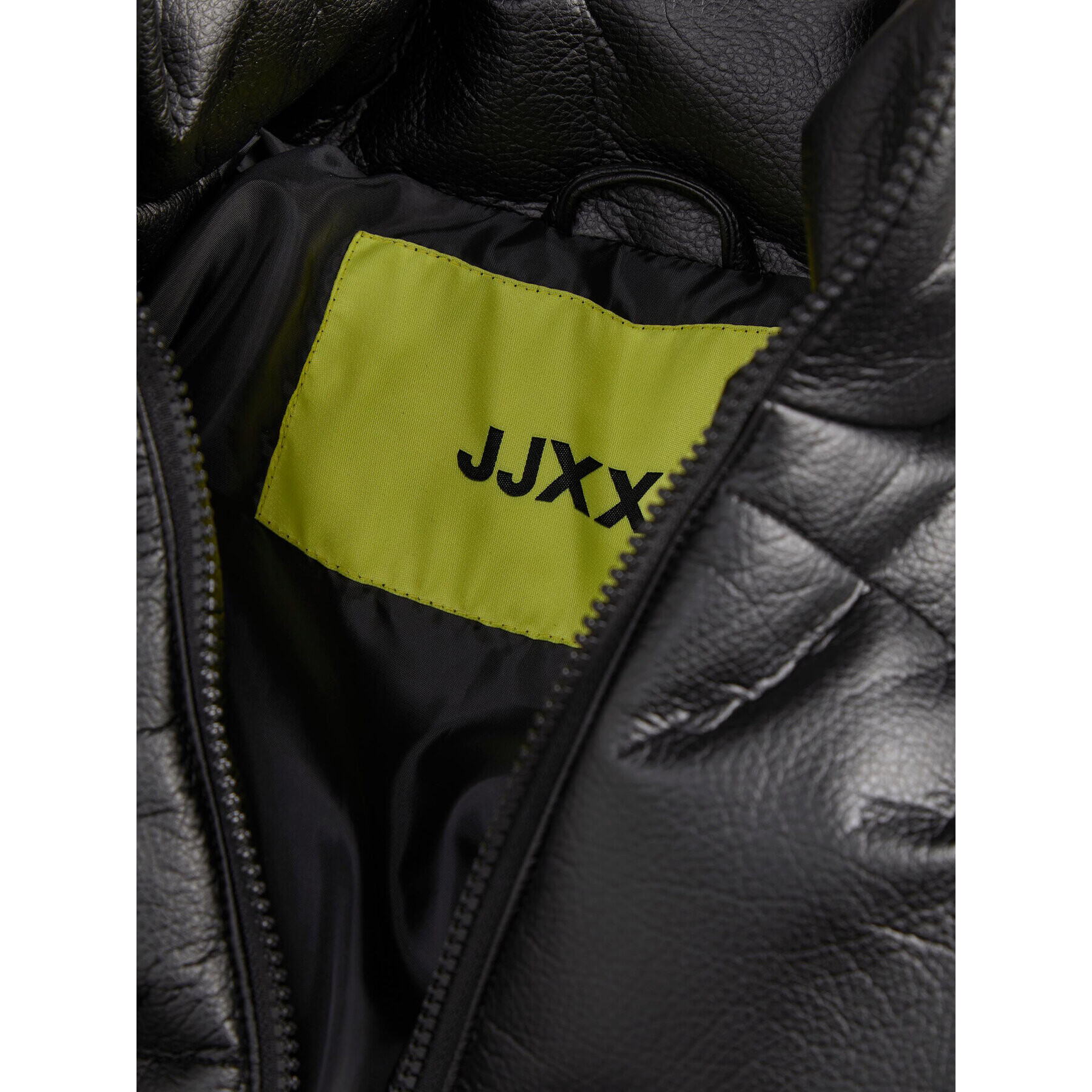 JJXX Bunda z imitace kůže Cline Faux 12218550 Černá Regular Fit - Pepit.cz