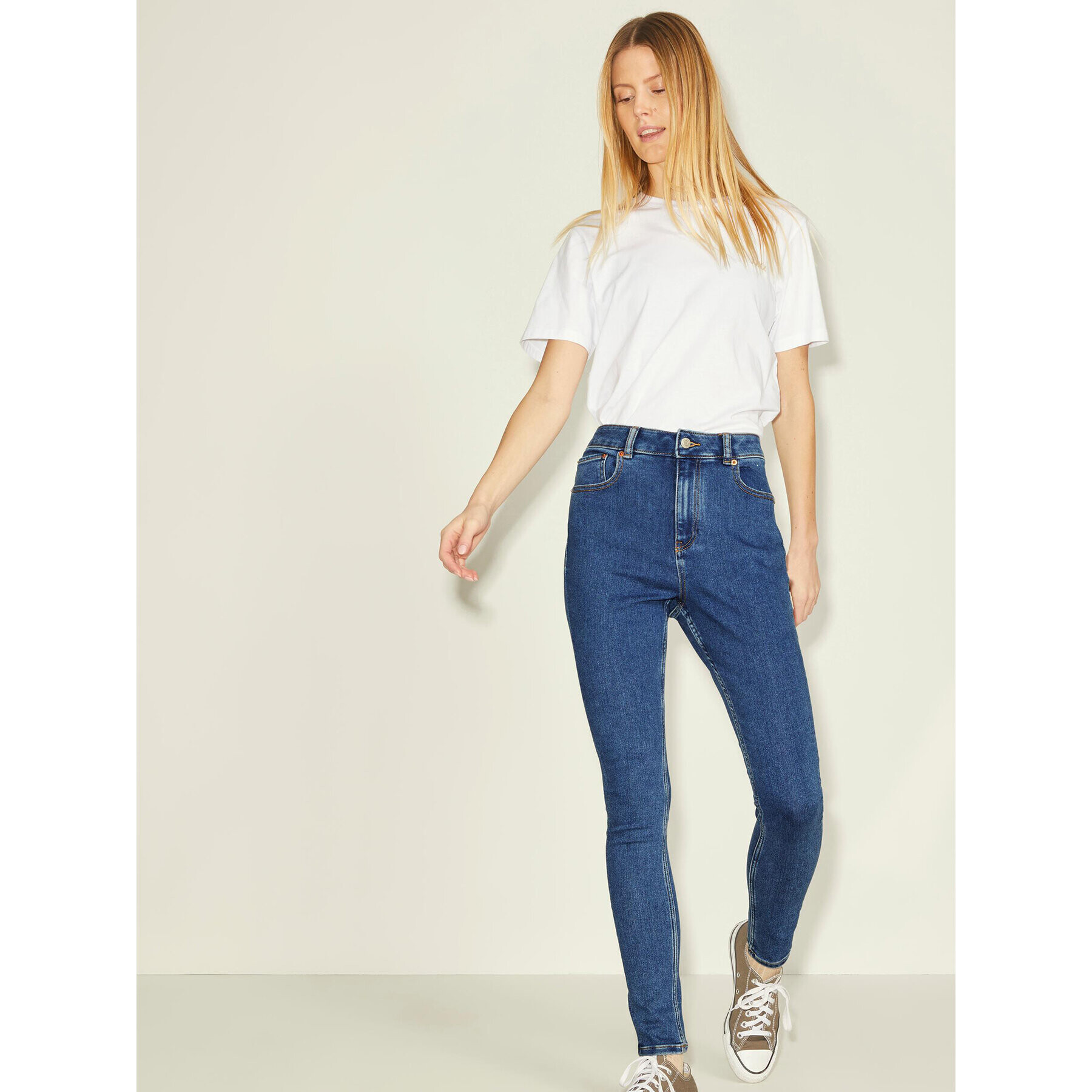 JJXX Jeansy Vienna 12203792 Modrá Skinny Fit - Pepit.cz