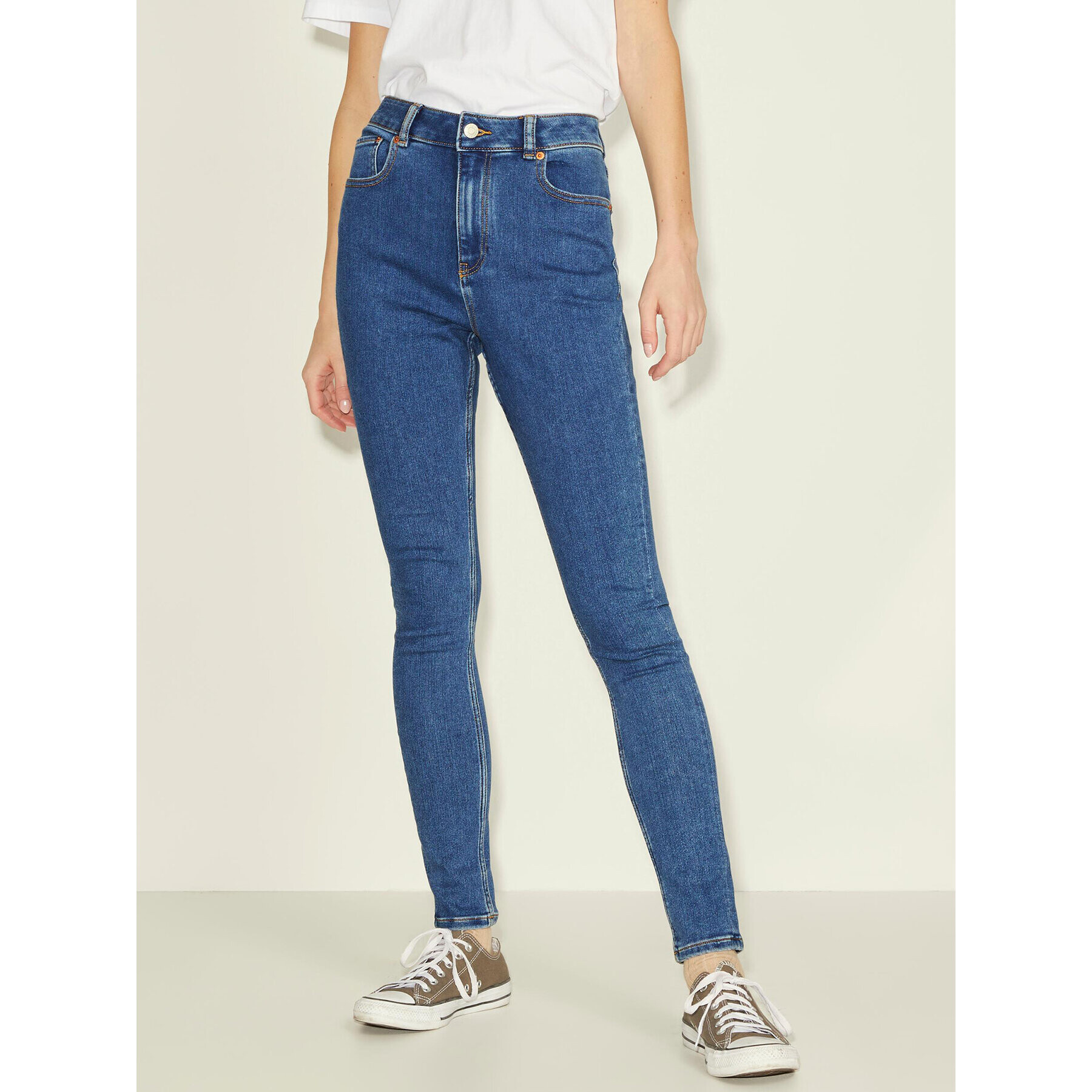 JJXX Jeansy Vienna 12203792 Modrá Skinny Fit - Pepit.cz