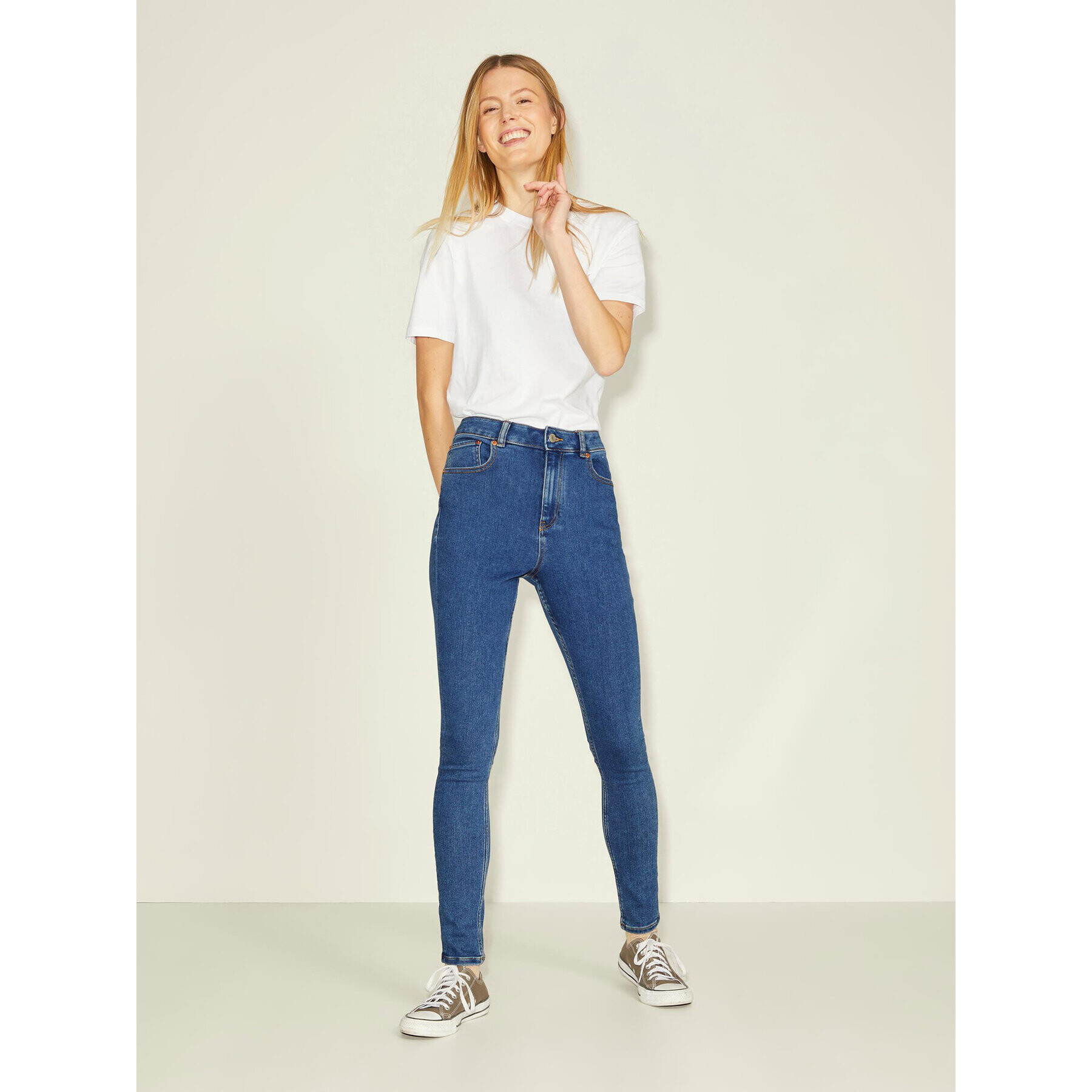 JJXX Jeansy Vienna 12203792 Modrá Skinny Fit - Pepit.cz