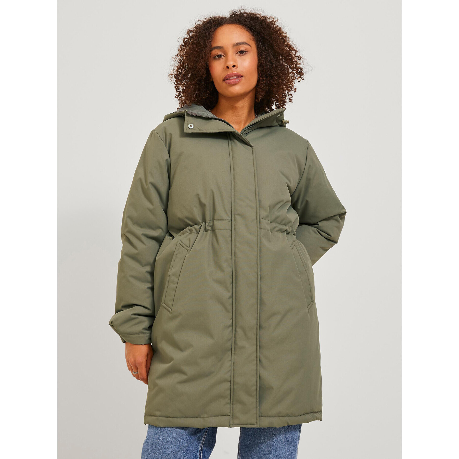 JJXX Parka 12236885 Zelená Regular Fit - Pepit.cz