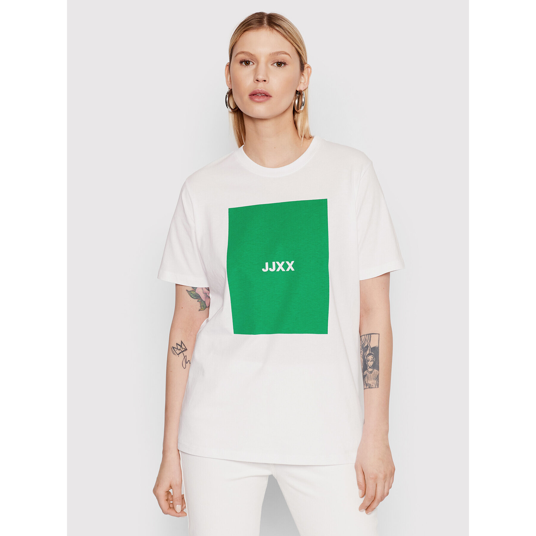 JJXX T-Shirt Amber 12204837 Bílá Relaxed Fit - Pepit.cz