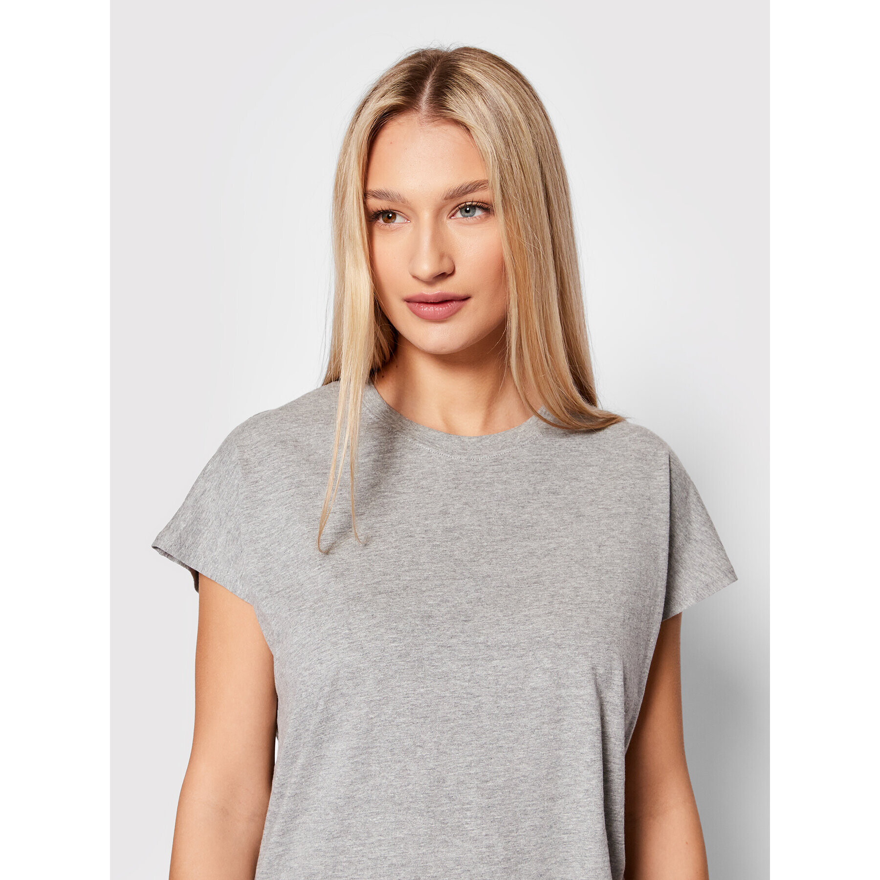 JJXX T-Shirt Astrid 12200190 Šedá Oversize - Pepit.cz