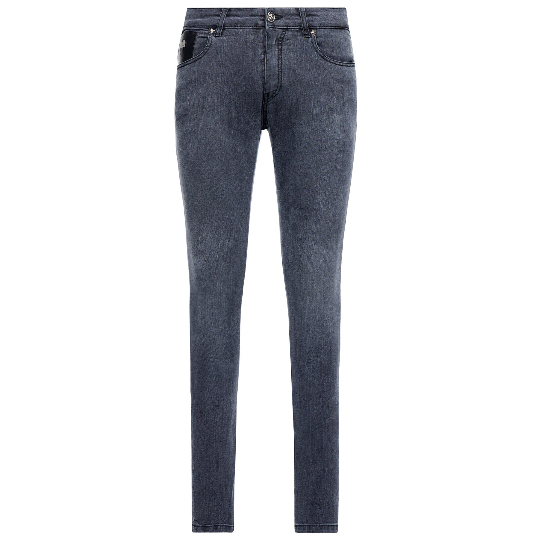 John Richmond Jeansy RMP19186JE Šedá Skinny Fit - Pepit.cz