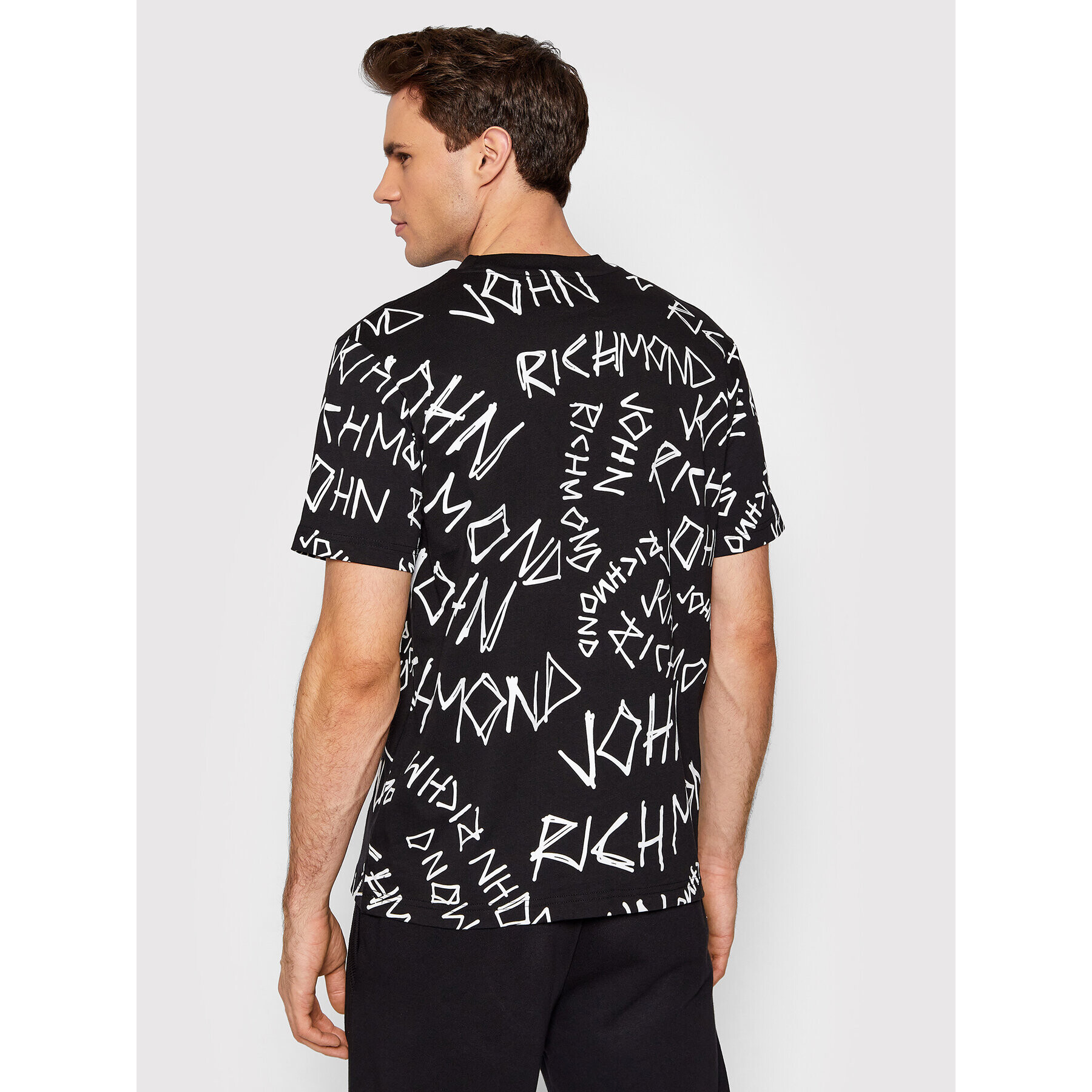 John Richmond T-Shirt Adroa UMP22145TS Černá Regular Fit - Pepit.cz