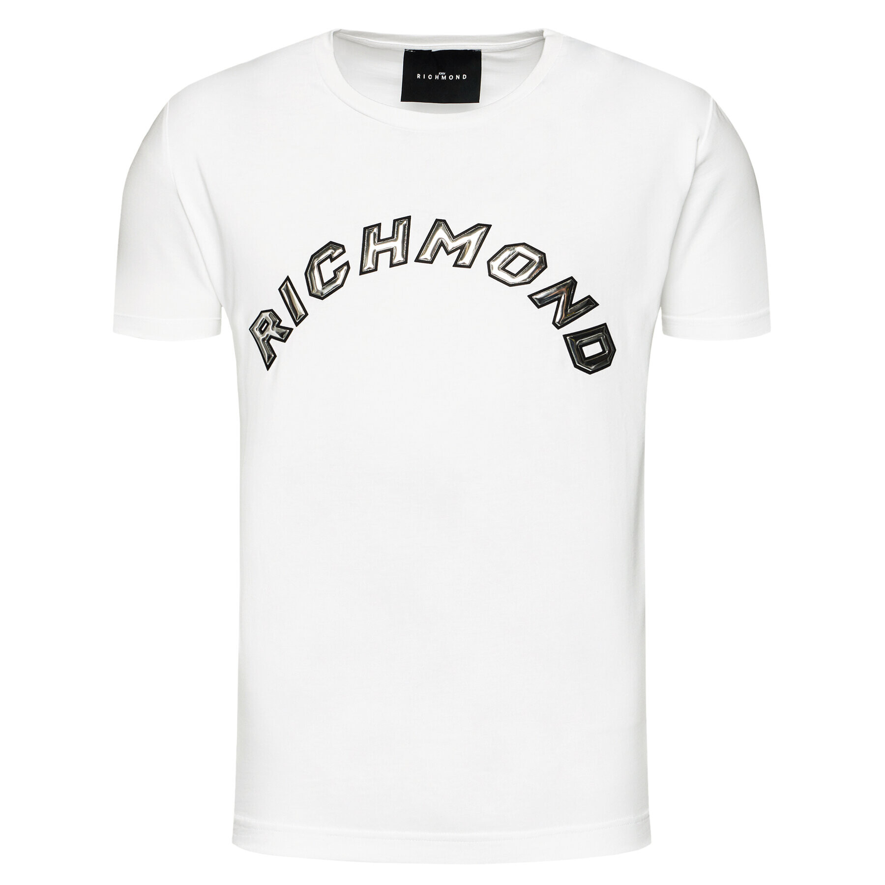 John Richmond T-Shirt Hardball UMA20106TS Bílá Regular Fit - Pepit.cz