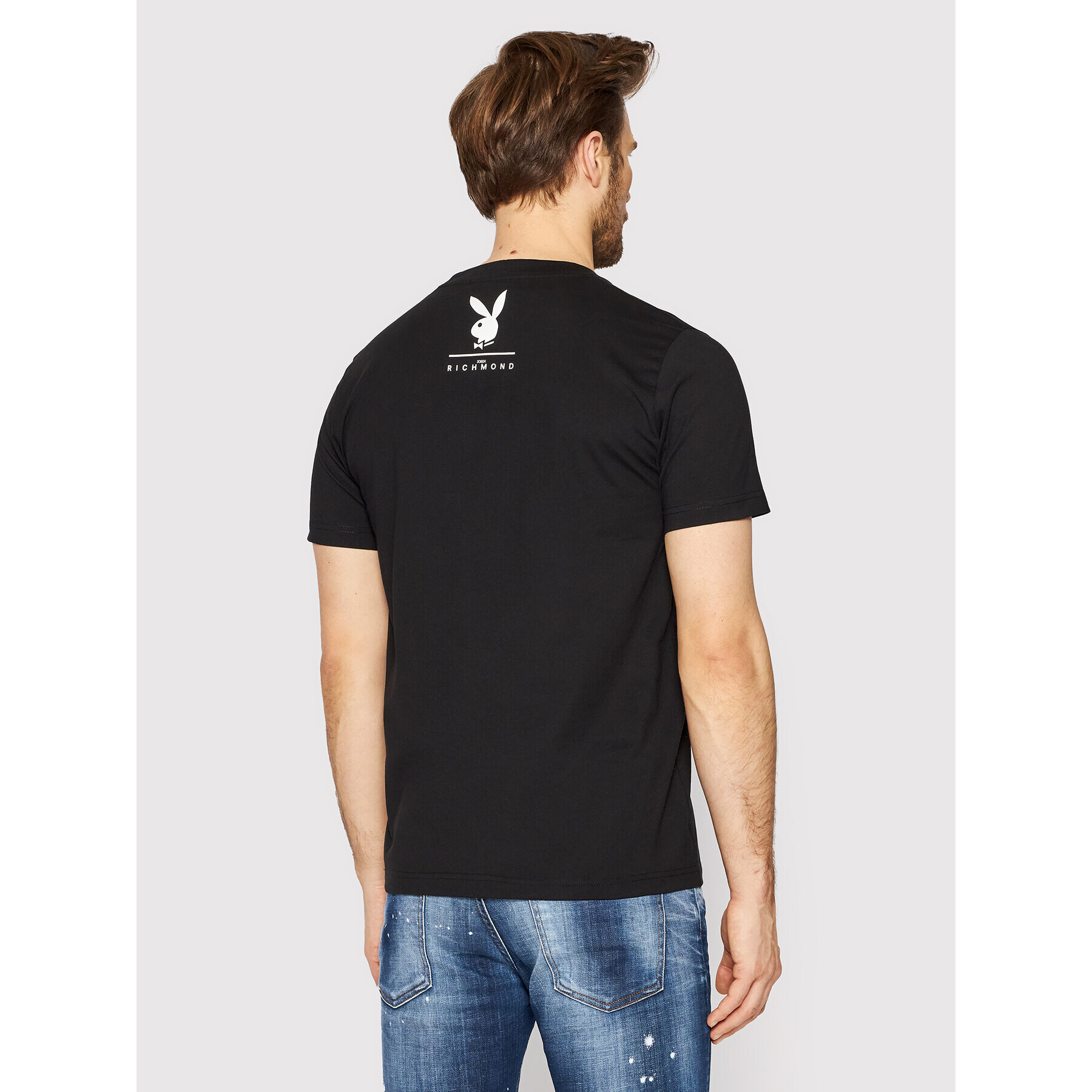 John Richmond T-Shirt HMP22132TS Černá Regular Fit - Pepit.cz