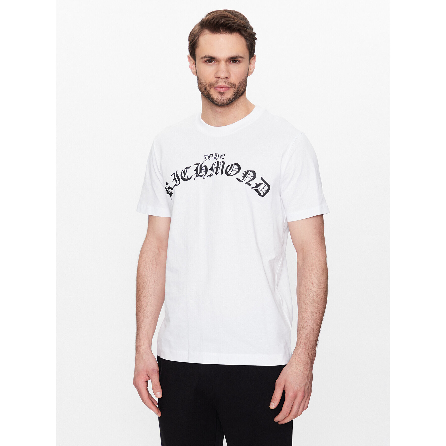 John Richmond T-Shirt Levadia RMP23232TS Bílá Regular Fit - Pepit.cz