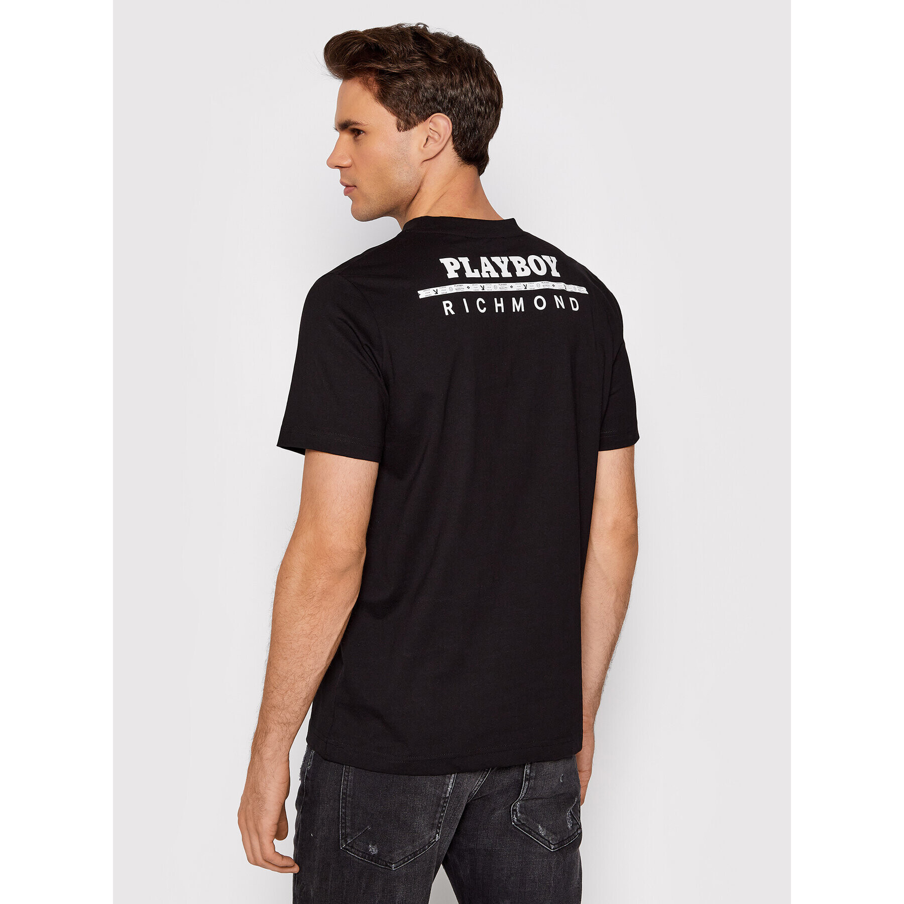 John Richmond T-Shirt Lonies HMP22141TS Černá Regular Fit - Pepit.cz