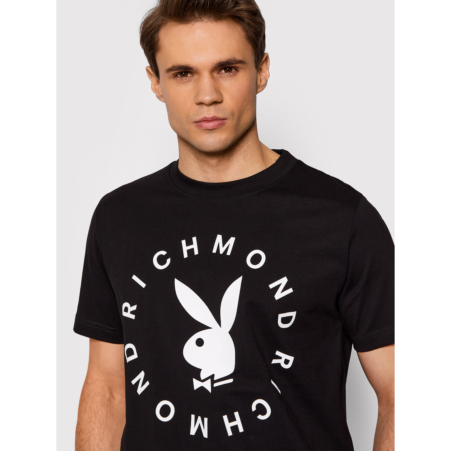 John Richmond T-Shirt Lonies HMP22141TS Černá Regular Fit - Pepit.cz