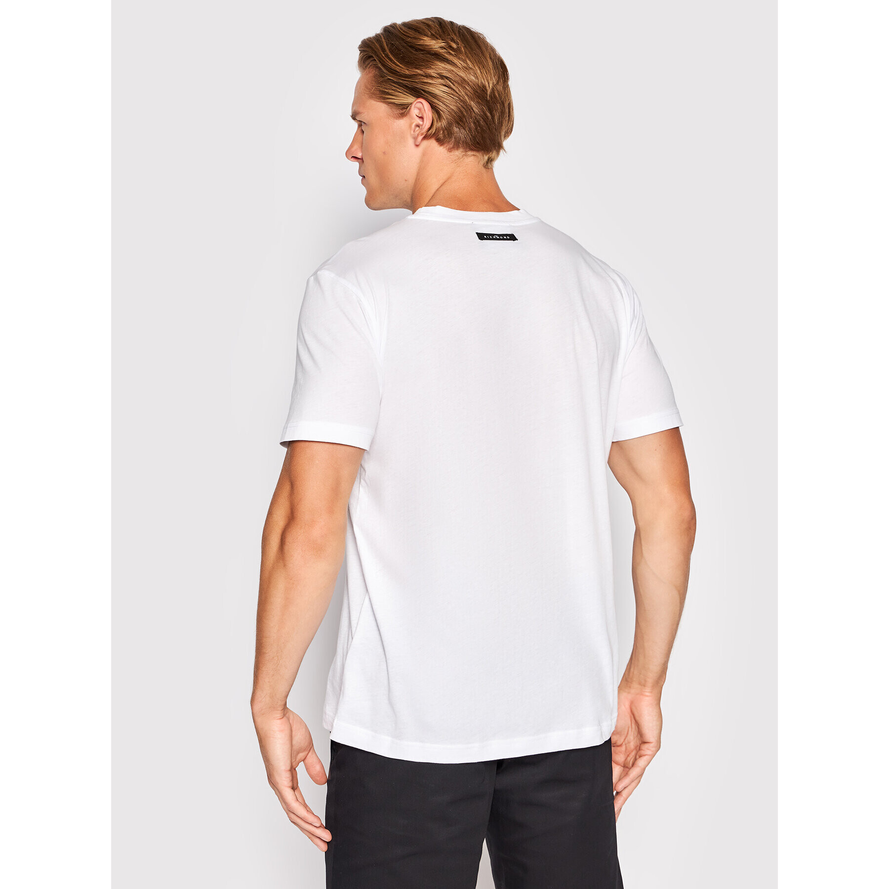 John Richmond T-Shirt RMA22091TS Bílá Regular Fit - Pepit.cz